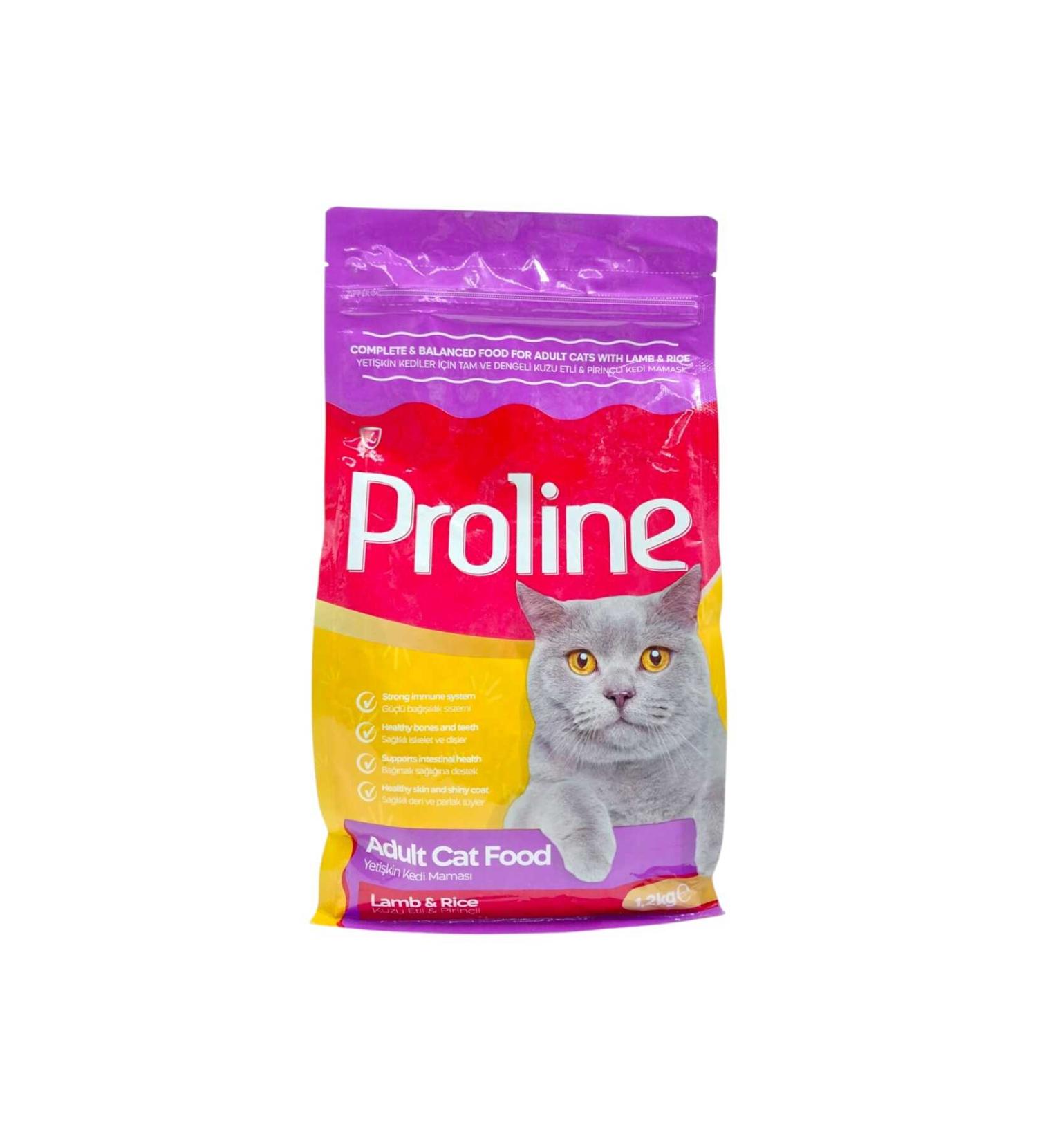 PROLINE Adult Cat Food (Lamb & Rice) 1.2 kg