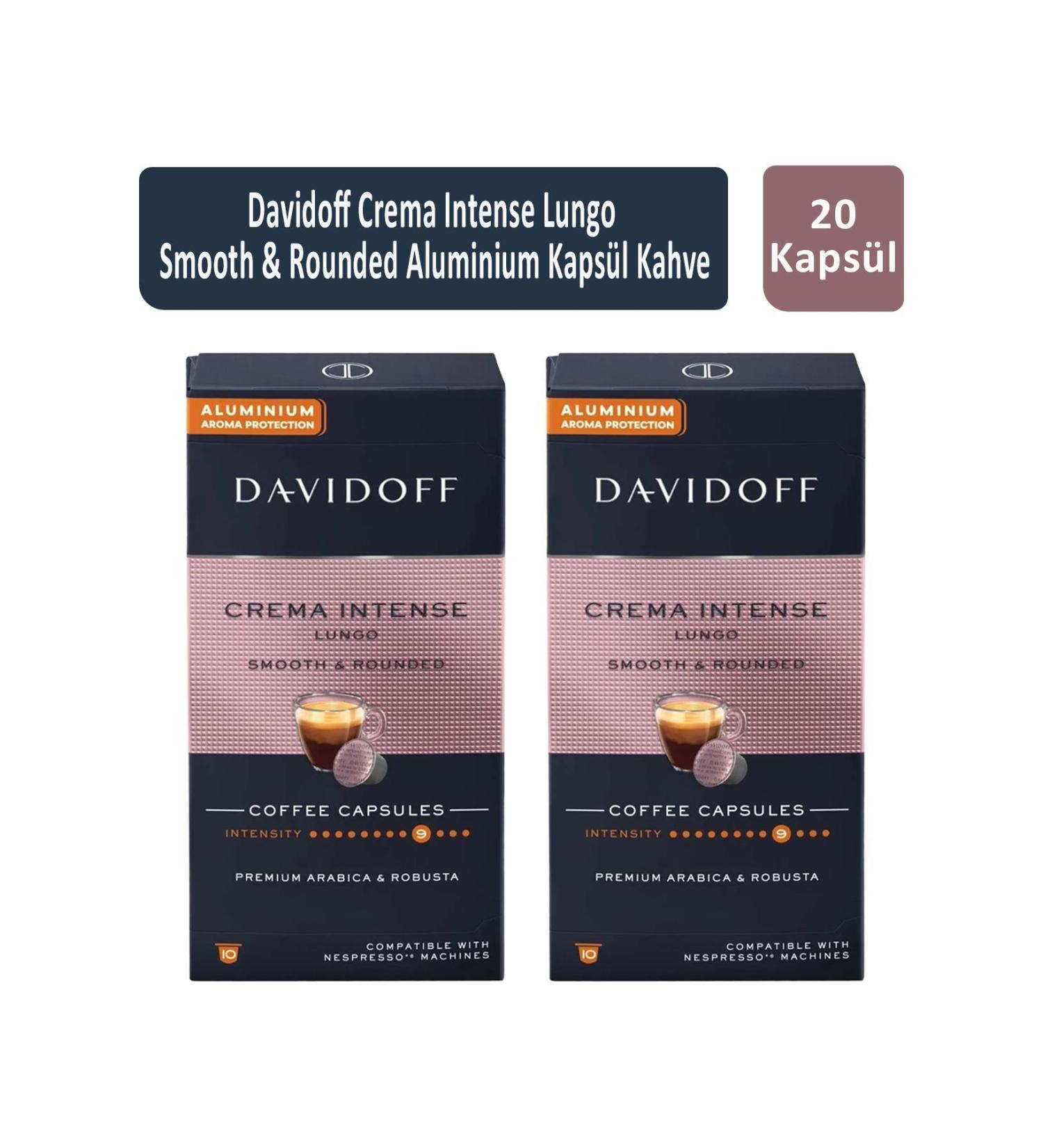 Tchibo Crema Intense Lungo Smooth & Rounded Capsule Coffee x 2