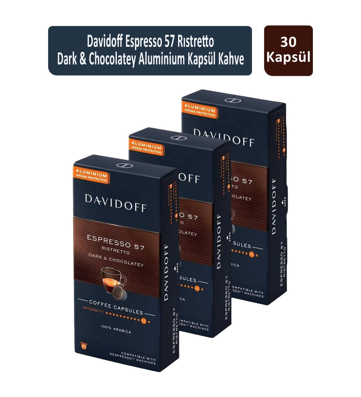Tchibo Espresso 57 Ristretto Dark & Chocolatey Capsule Coffee x 3 Pieces - Buy Online on GoSupps.com