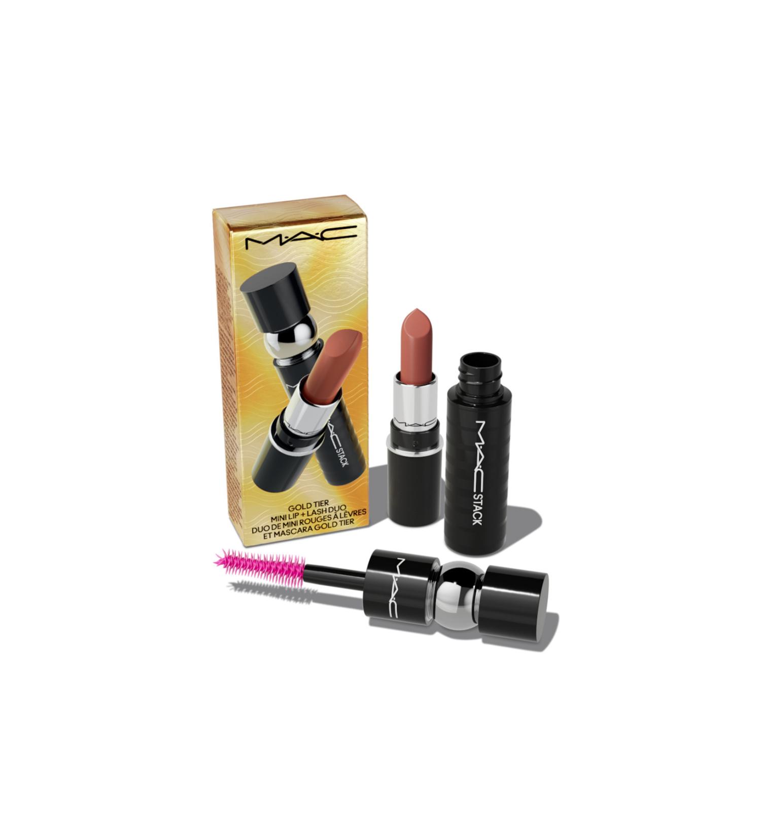 Mac New Year Special Set 2-Gold Tier Mini Lip + Lash Duo Demb.1791 - Buy Online on GoSupps.com