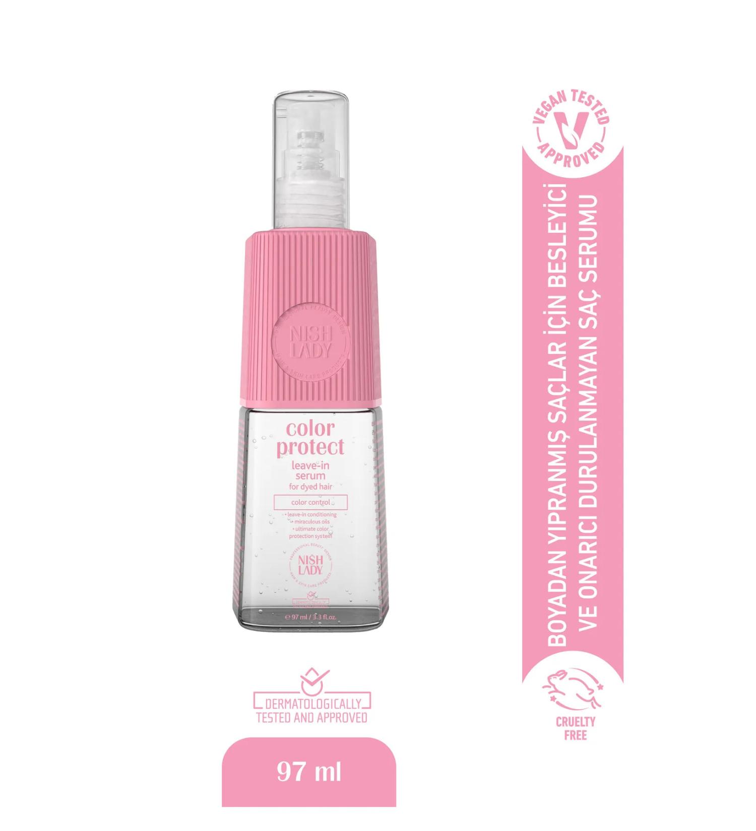 Nishlady Color Protect Serum / Color Protecting Serum for Dyed Hair 100ML