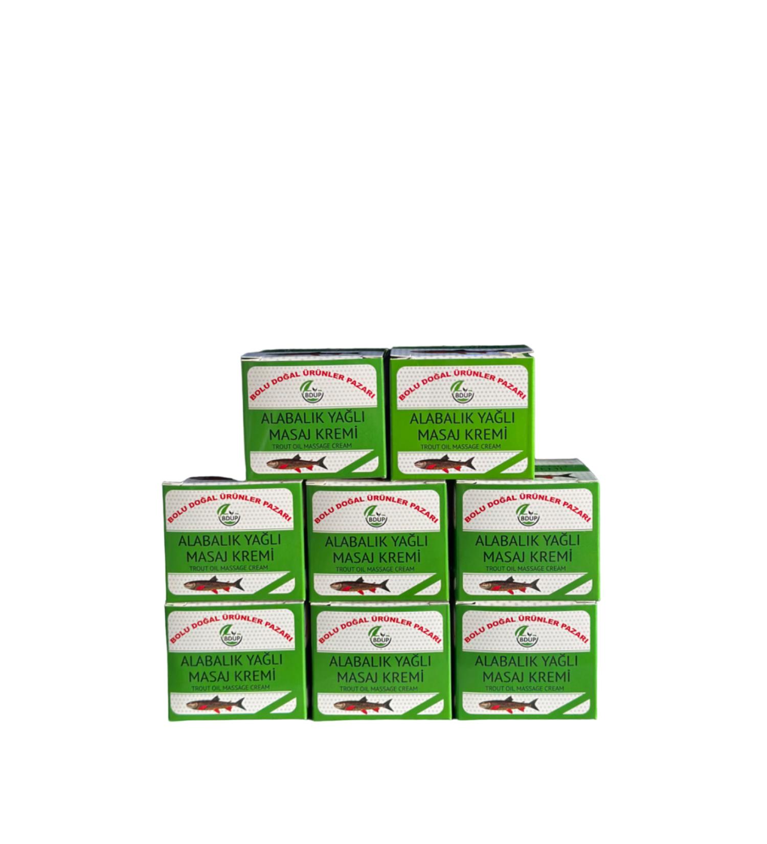BDUP Trout Oil Massage Cream 8 Pieces