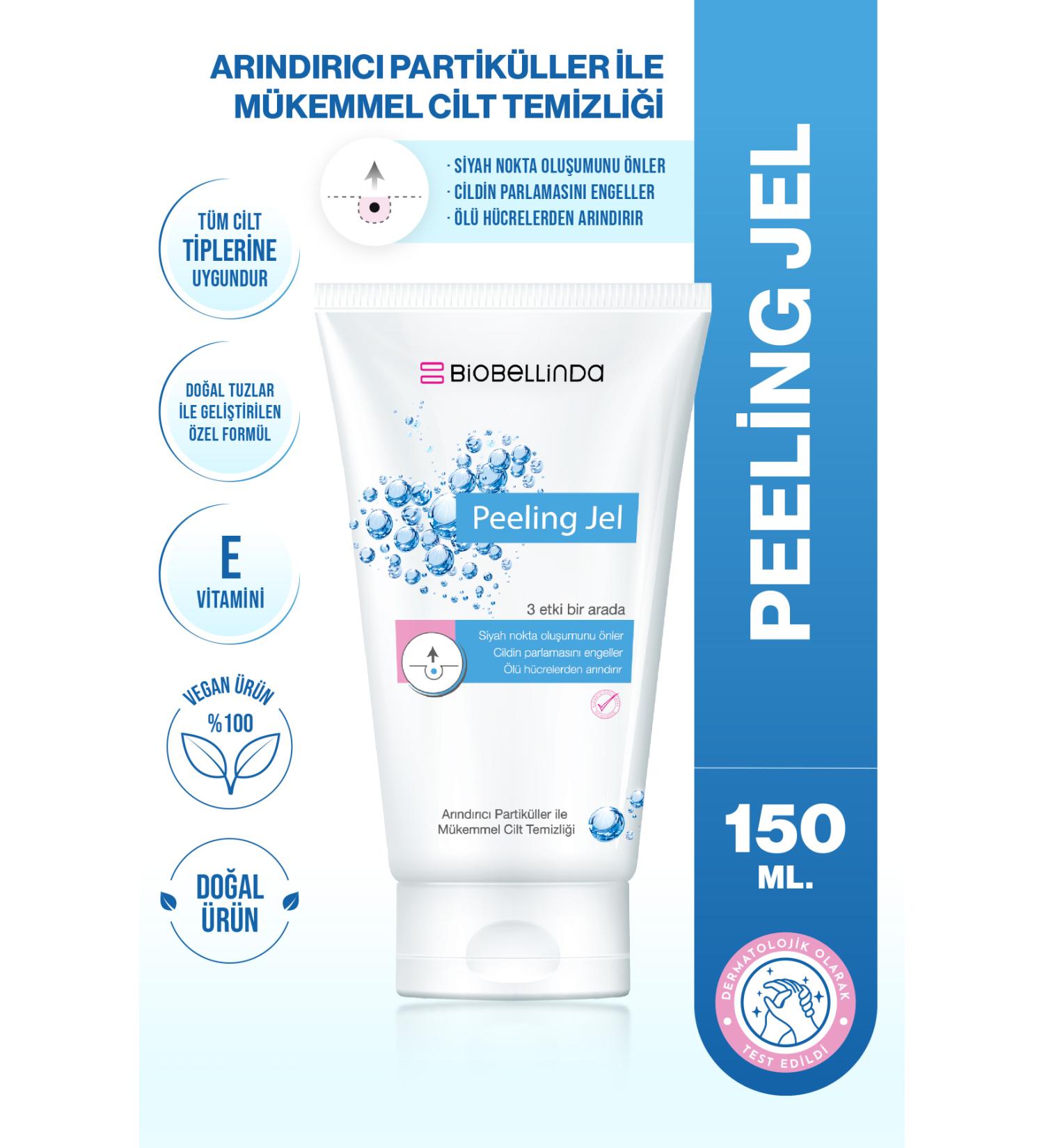 BioBellinda Purifying and Blackhead Cleansing Peeling Gel 150 ml