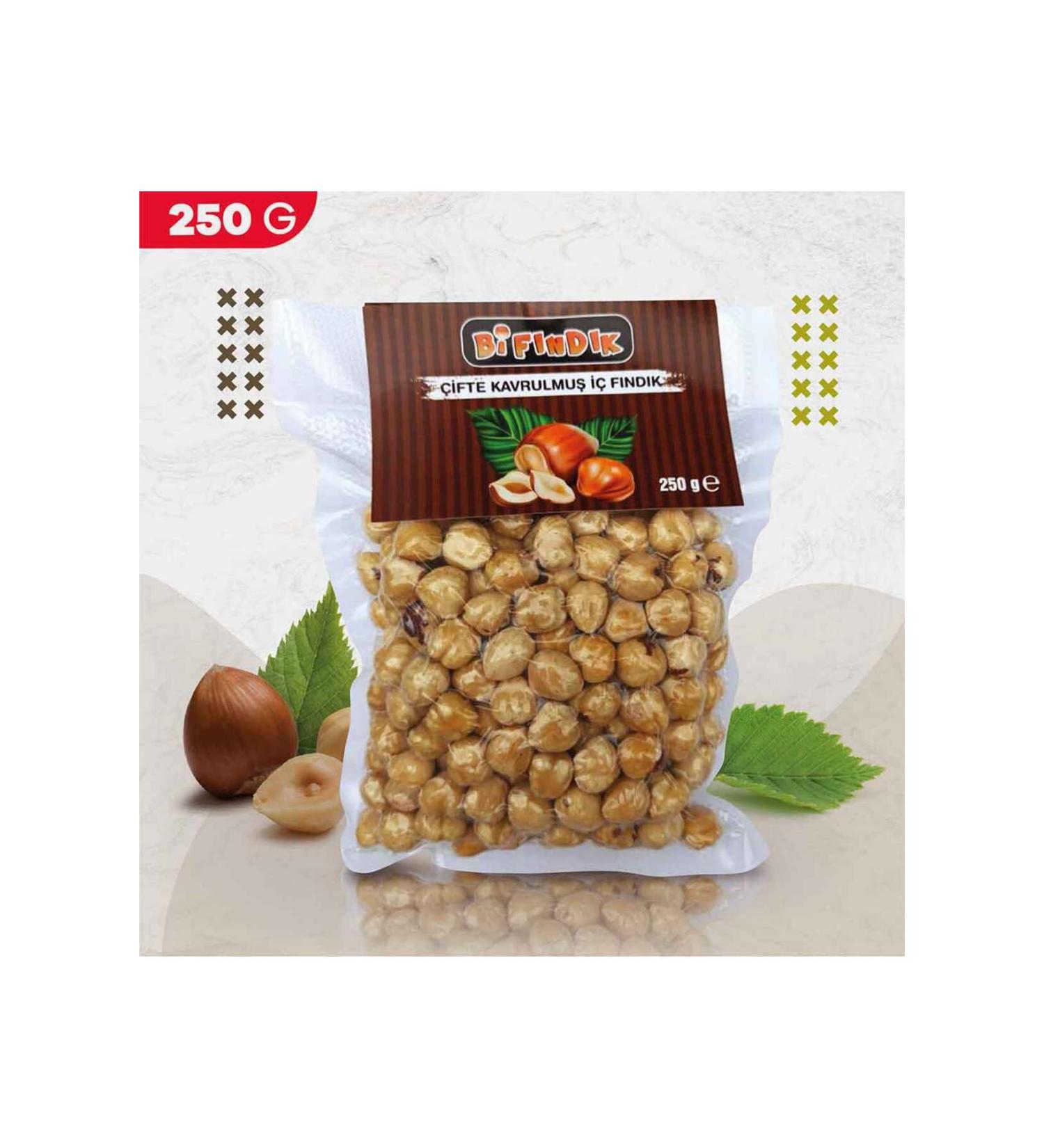 Bi Hazelnut VACUUM PACKAGE 0 FRESH DELICIOUS NEW CROP DOUBLE ROASTED HAZELNUT KERNELS COARSE CRUNCHY 250G