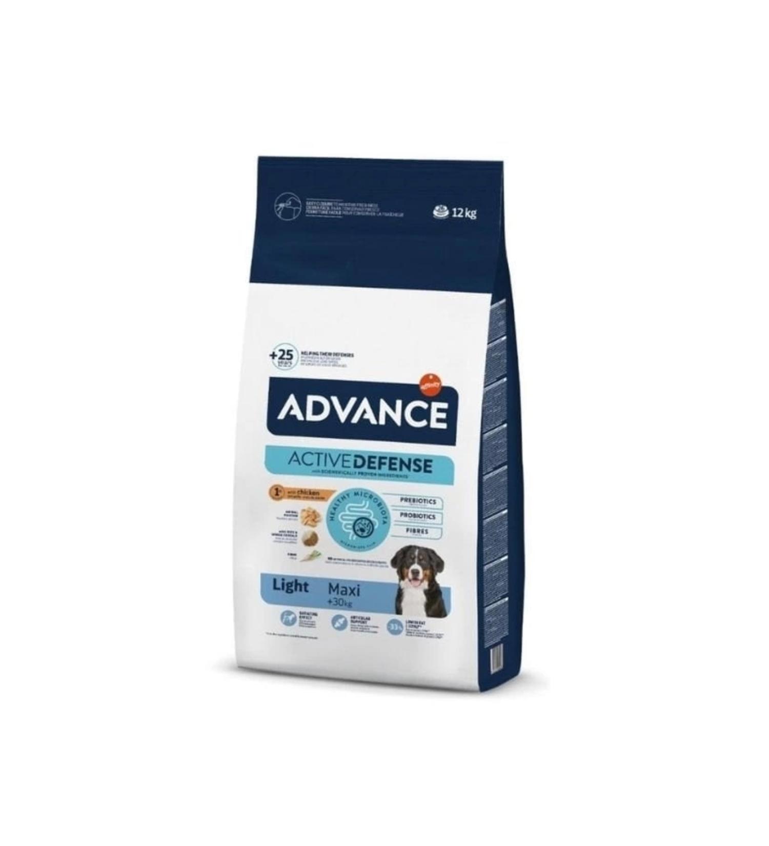 Advance Light Maxi Chicken Large Breed Diet Dog Food 12 Kg