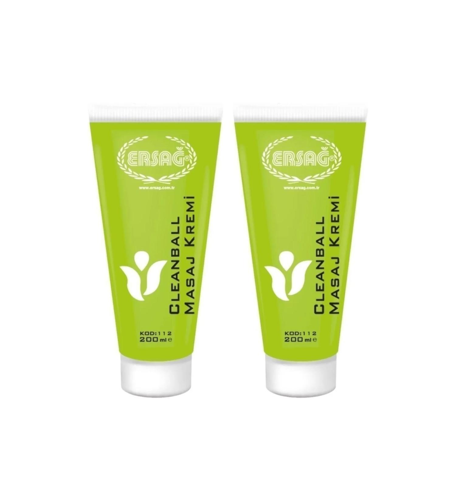 Ersa Ersa Clean Ball Massage Cream 2x200 ml