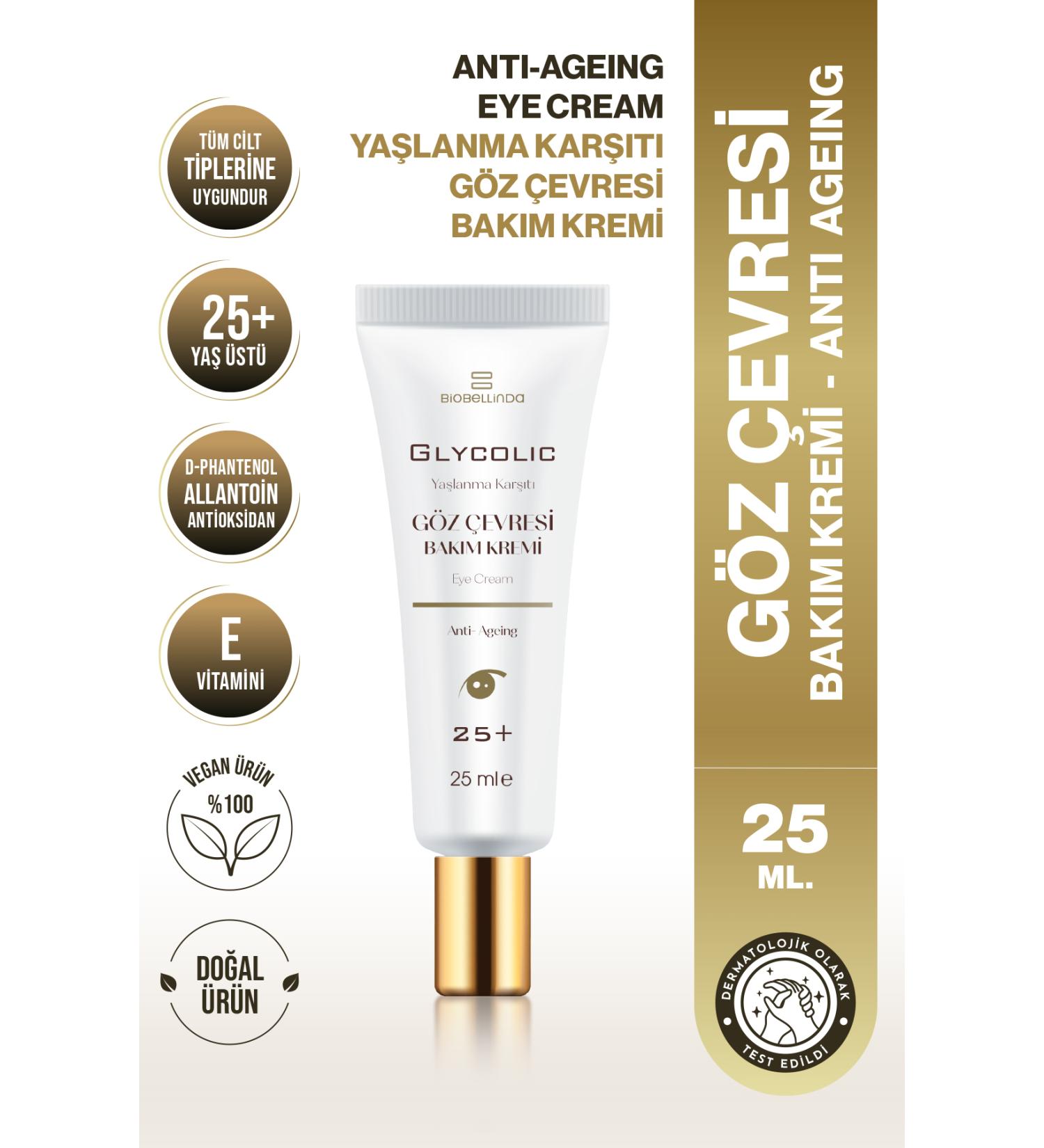 BioBellinda Glycolic Anti-Aging Eye Contour Cream (25+) 25 Ml
