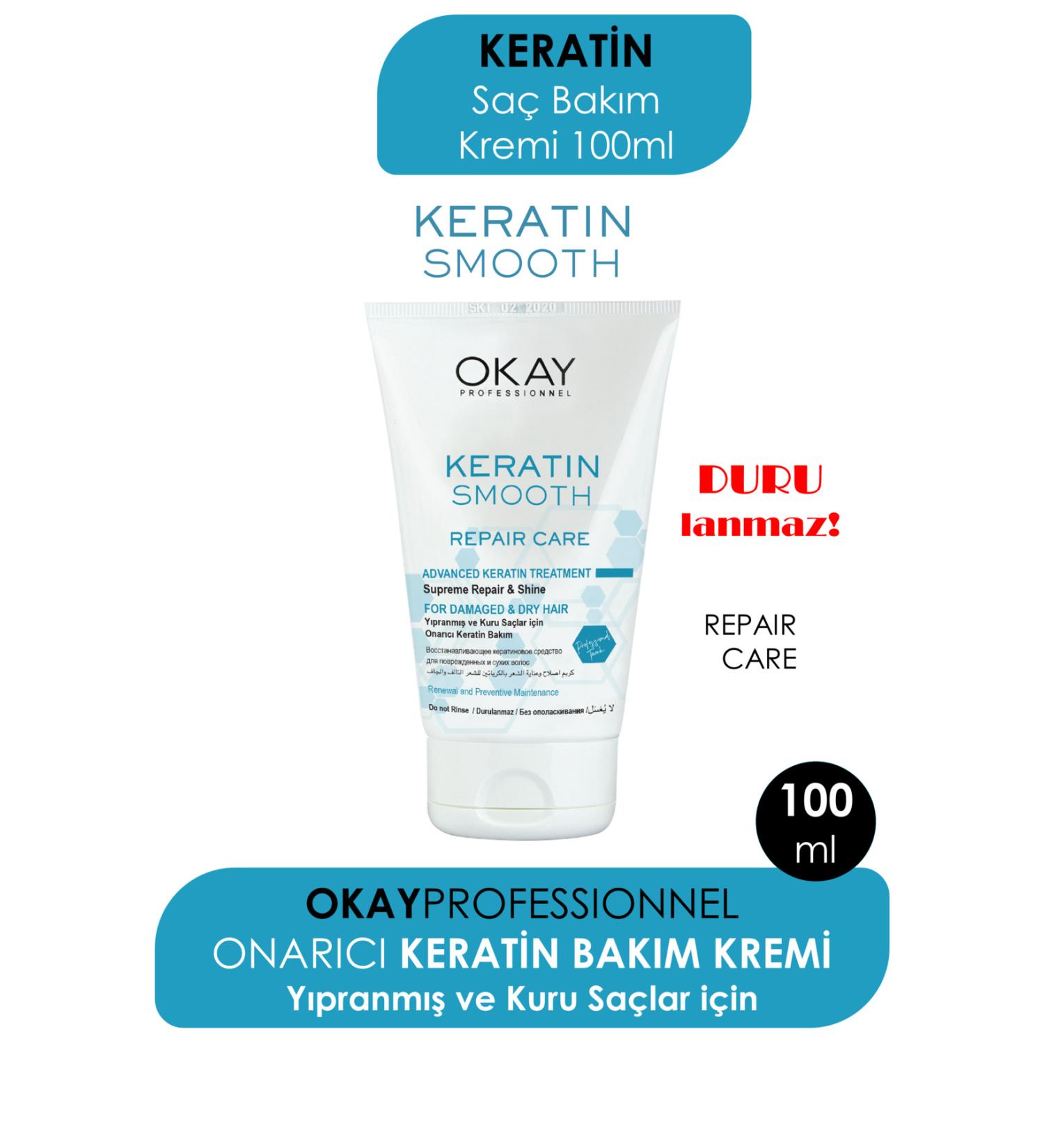 COPY - Keratin Smooth Repairing Hair Care Cream 100 ml