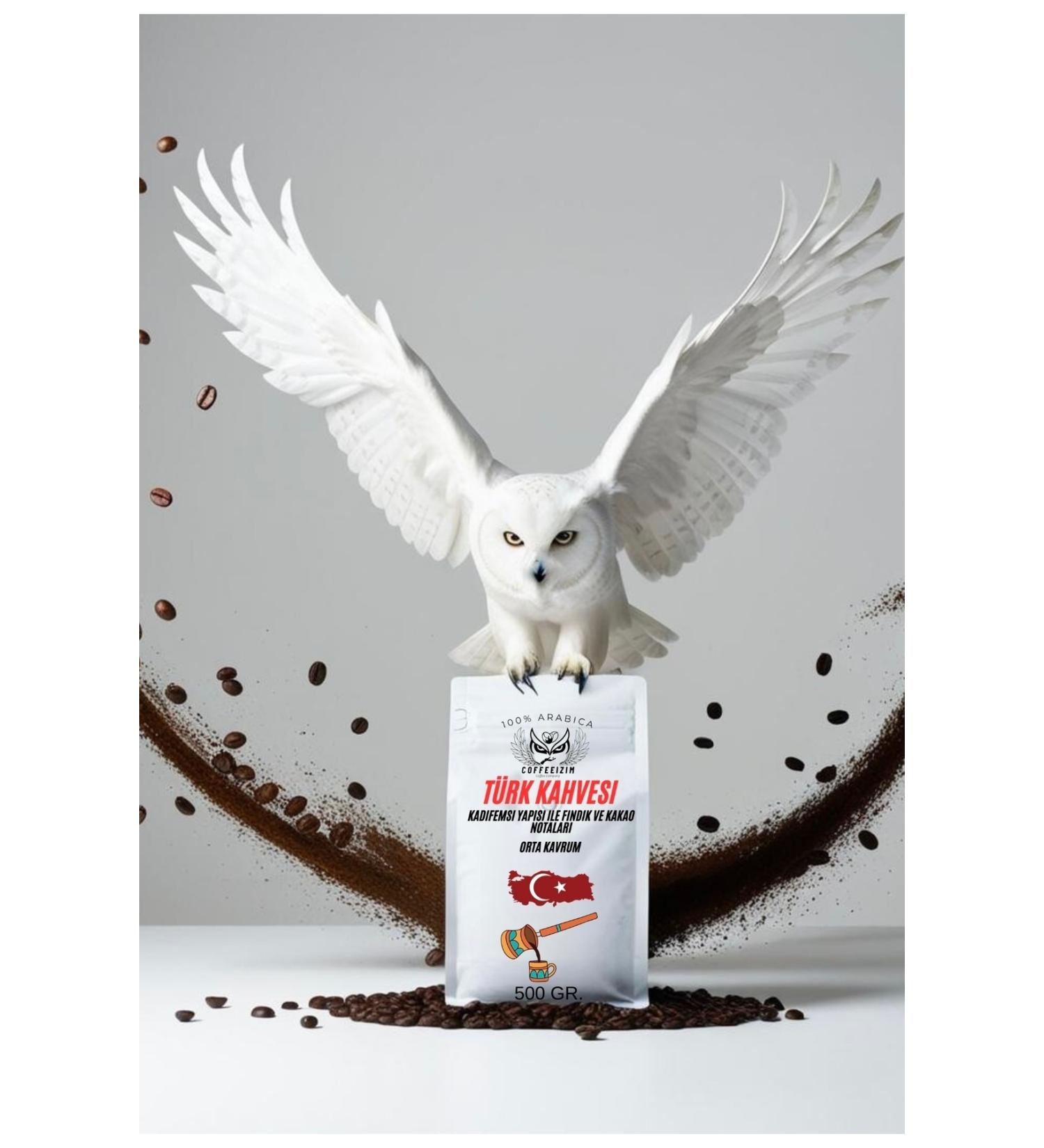 Coffee Special Turkish Coffee Finely Ground in Stone Mill 500 Gr.
