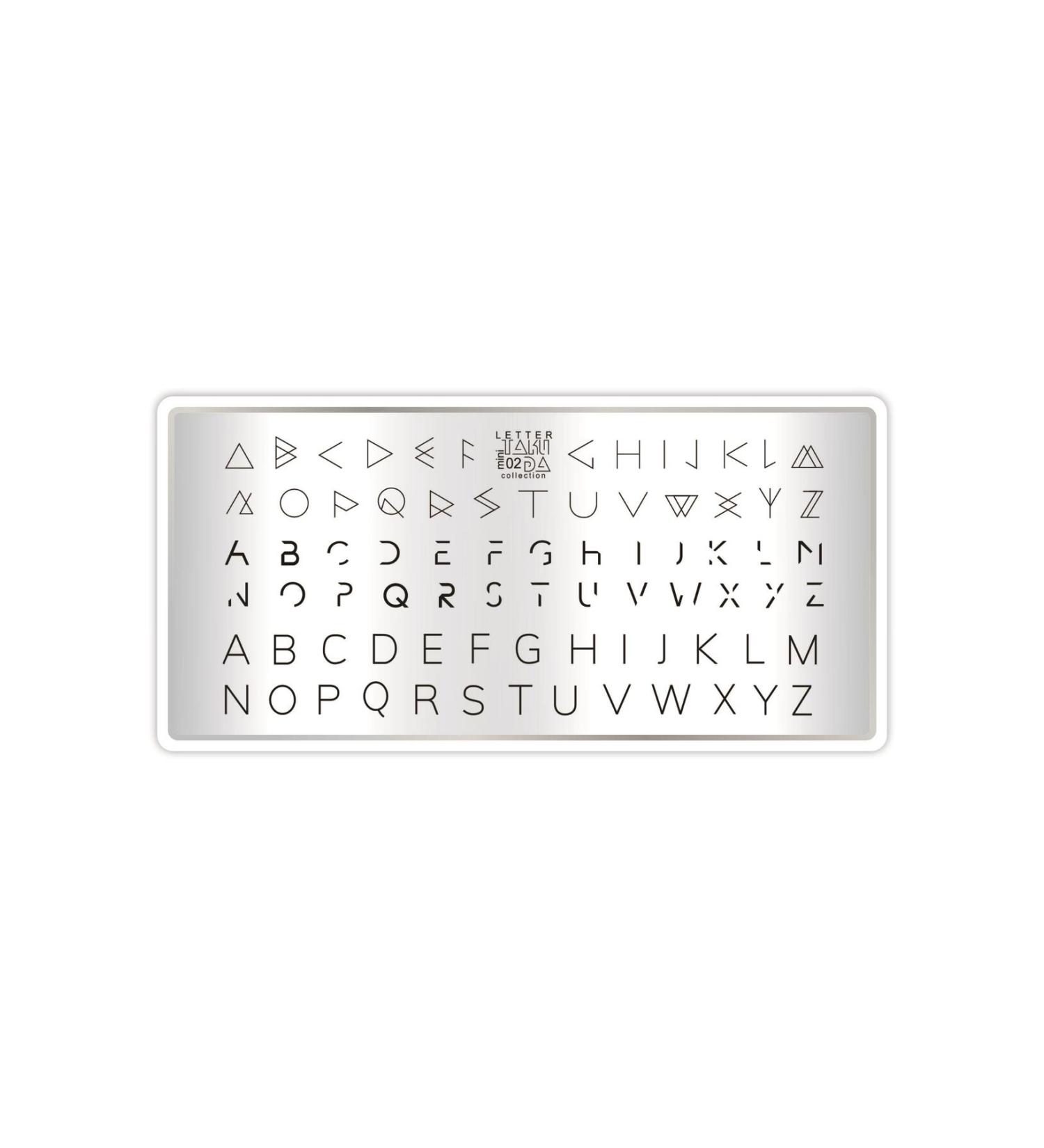 Takida Stamping Printing Plate Letters 02