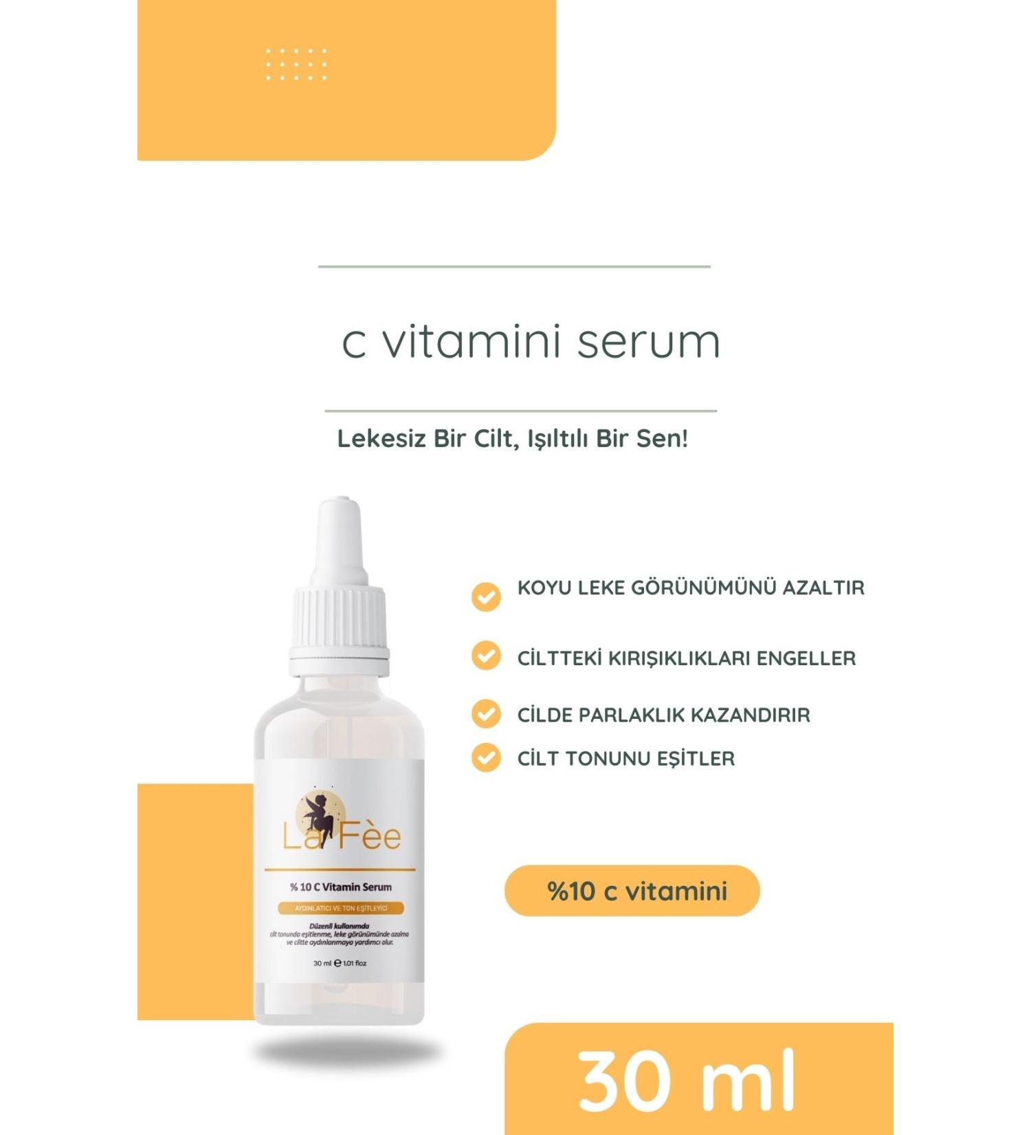 LA FEE VITAMIN C SERUM 30 ML - Buy Online on GoSupps.com