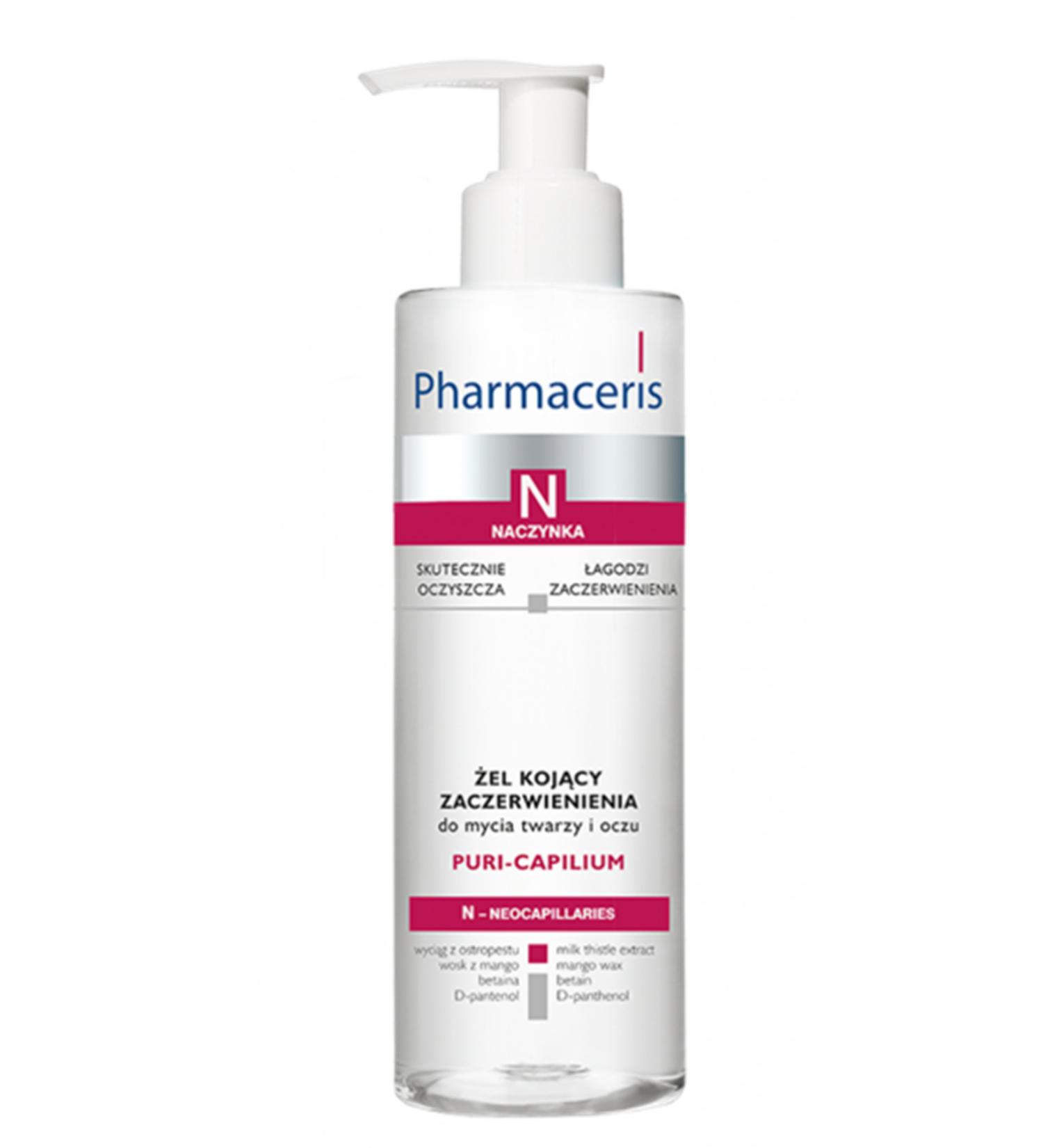 Pharmaceris Puri-capilium Soothing Redness Cleansing Gel 190 ml