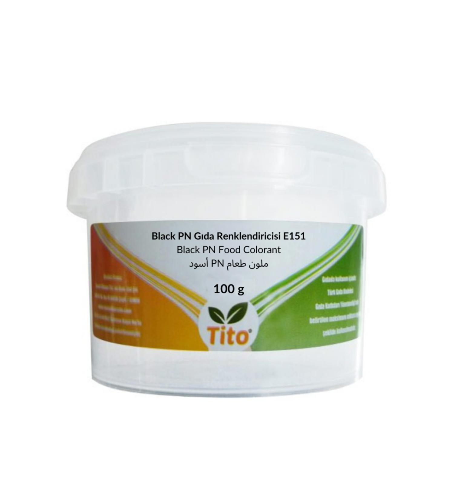 Tito Black Pn Food Colorant E151 100 G