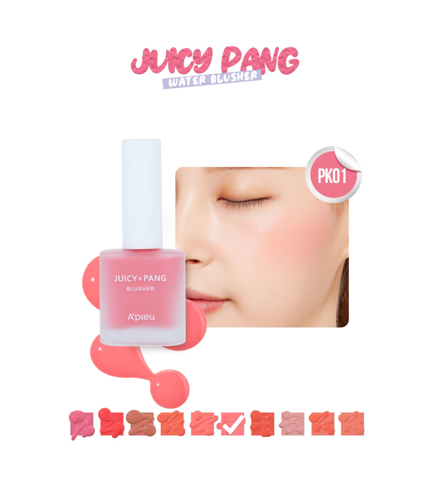 Missha Fruit Scented Moisturizing Natural Looking Liquid Blush A'pieu Juicy-pang Water Blusher (PK01) - Buy Online on GoSupps.com