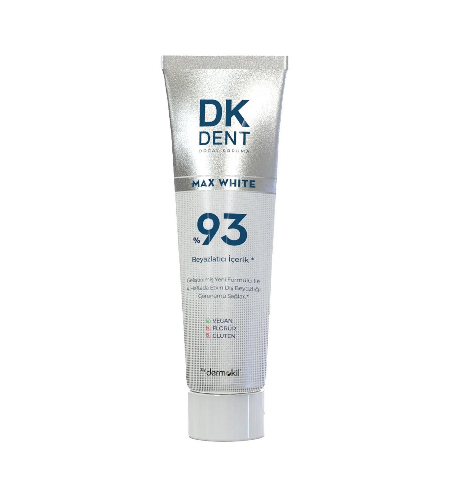 Dermokil Dk Dent Max Whiteness Toothpaste 75 ml - Buy Online on GoSupps.com