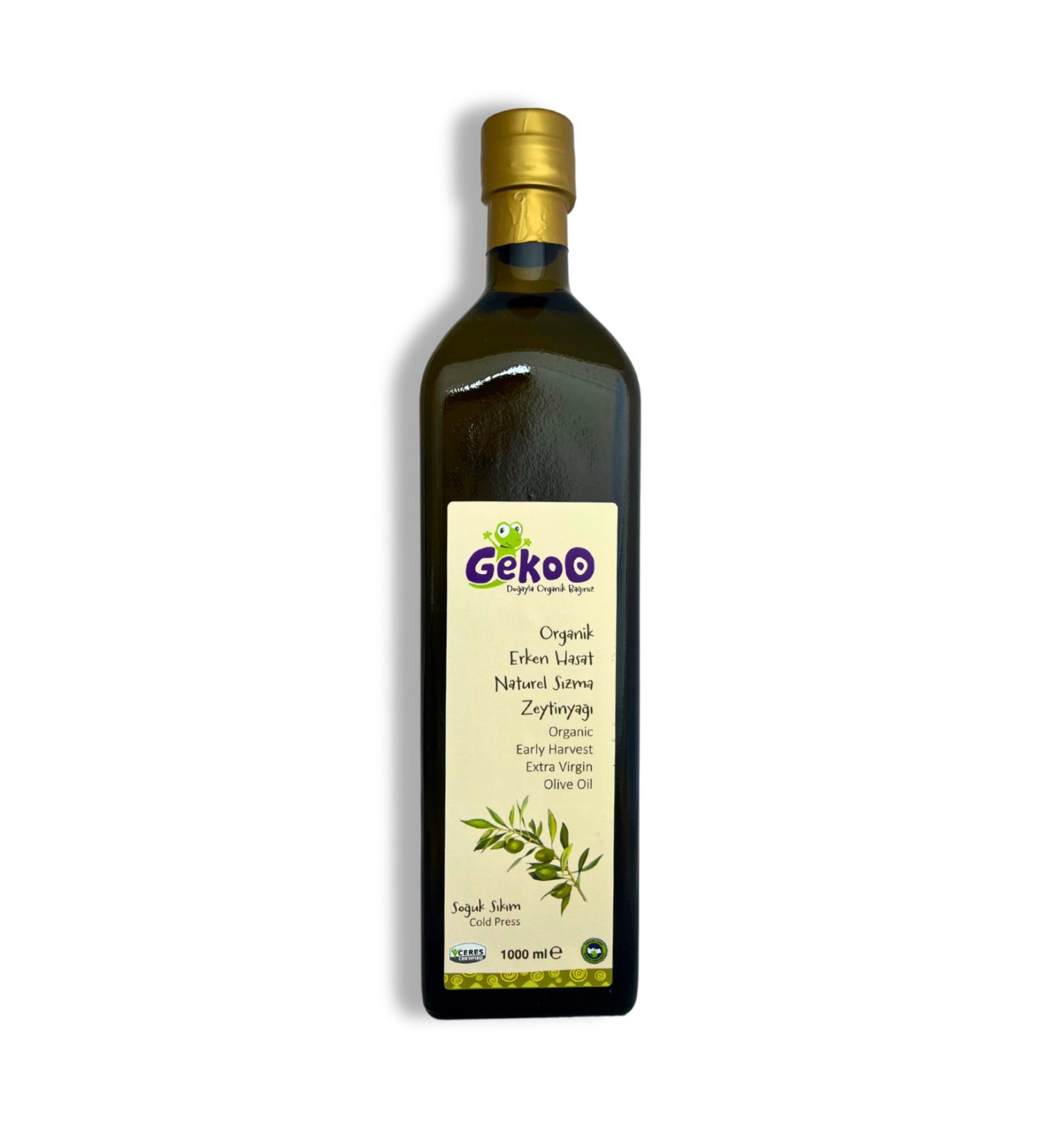 Gekoo Organic Olive Oil 1l - Buy Online on GoSupps.com