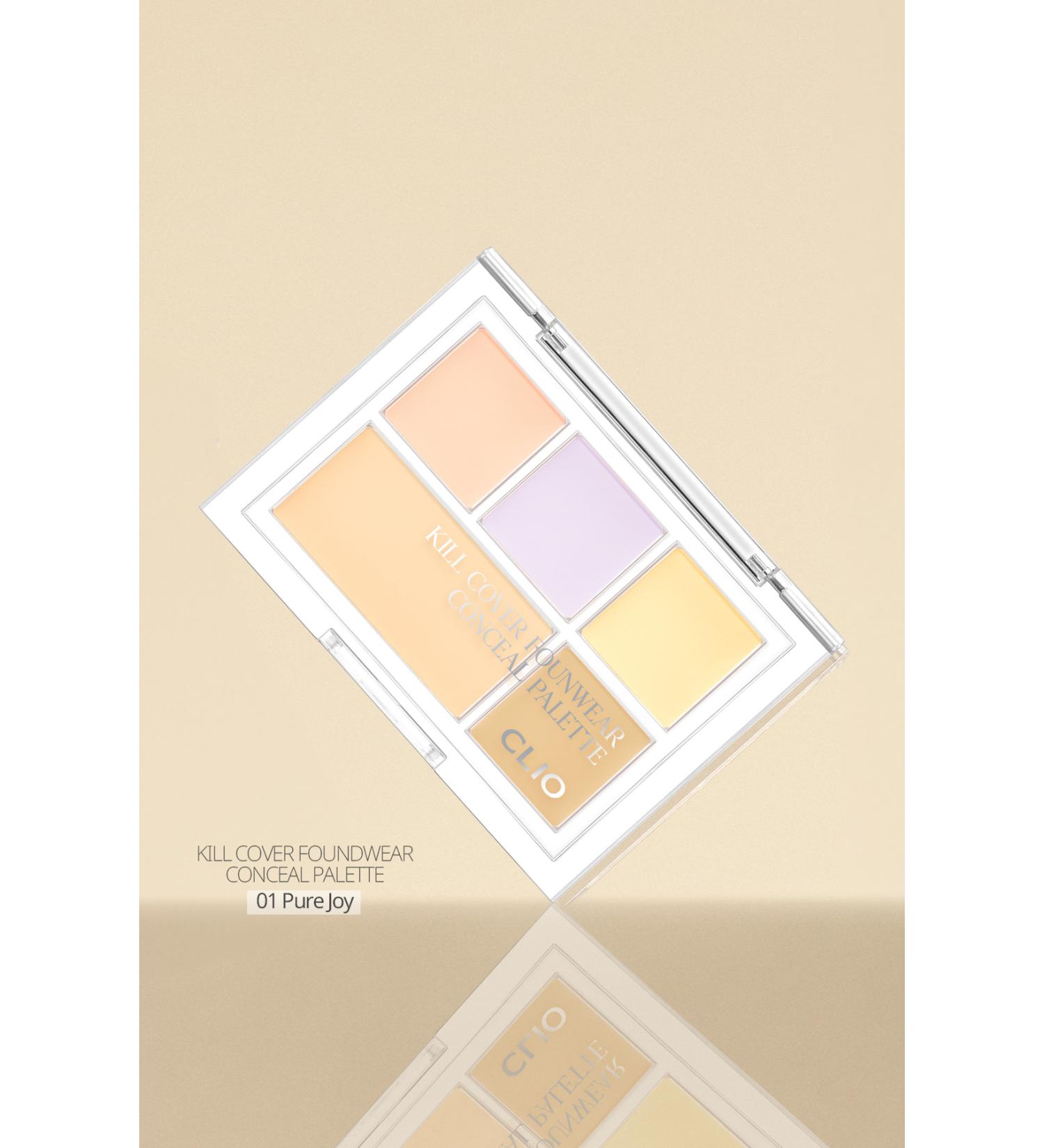 CLIO Creamy Texture Concealer Palette CLIO Kill Cover Foundation Conceal Palette (Pure Joy) - Buy Online on GoSupps.com
