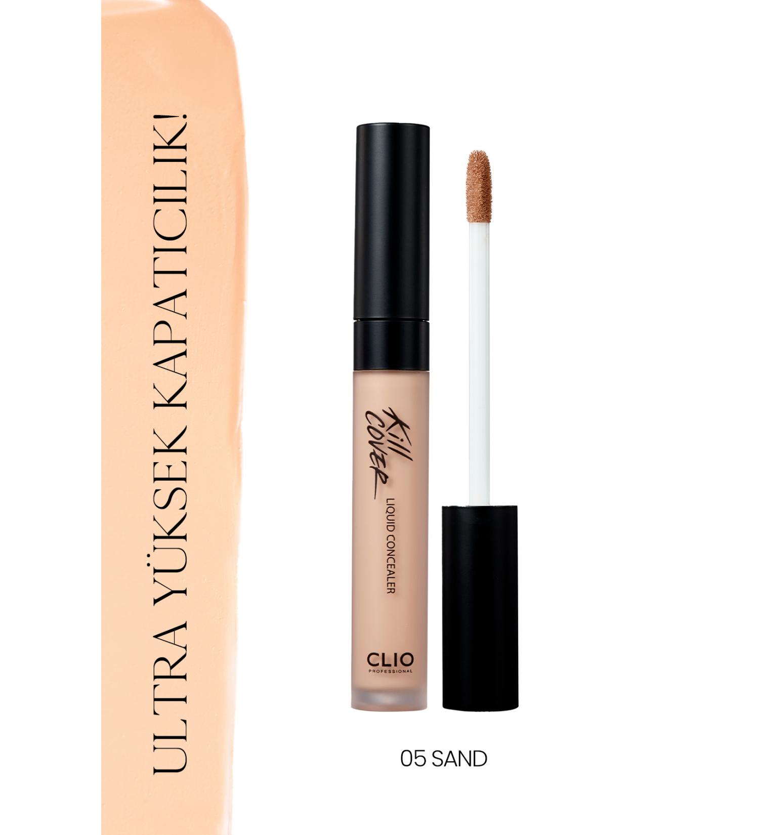 CLIO Long-Lasting Smooth Texture Concealer CLIO Kill Cover Liquid Concealer (05 Sand) - Buy Online on GoSupps.com
