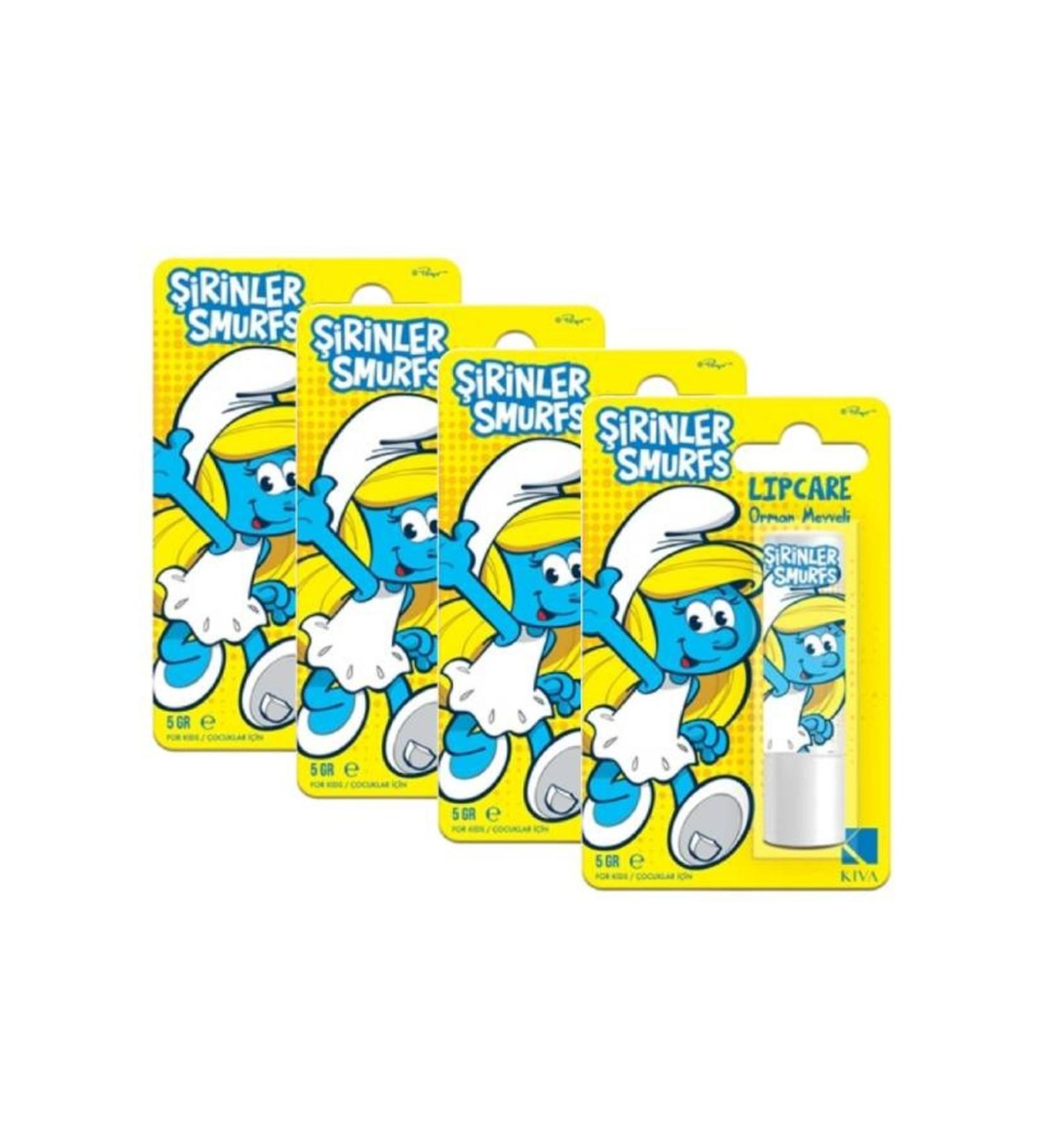 SMART Forest Fruit Lip Protector LipCare 5 Gr (4 Pieces)