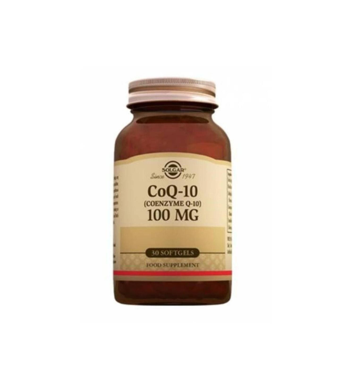 Solgar Coenzyme Q-10 100 Mg 30 Capsules Antioxidant