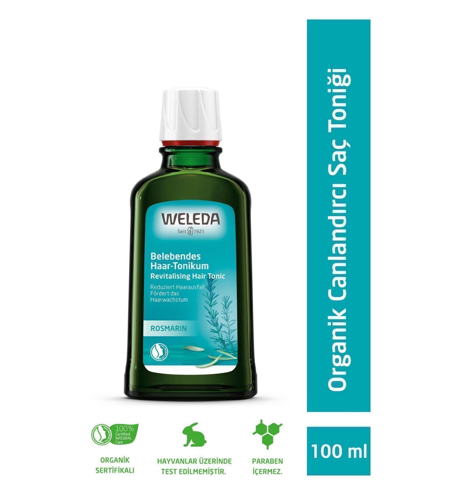 Weleda Revitalizing Hair Toner Organic Rosemary Extract Revitalizing Hair Toner 100ml - Buy Online on GoSupps.com