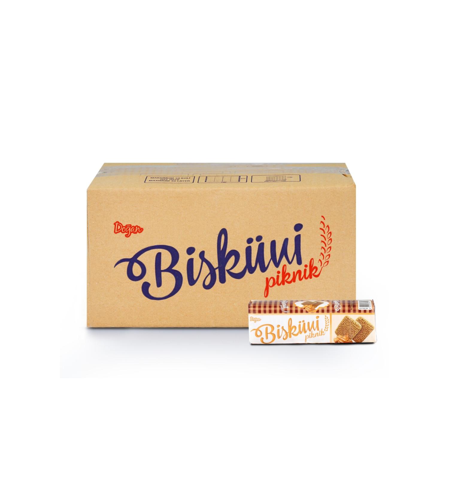 Elvan Do an Caramel Picnic Biscuits 80 Gr. 24 Pieces (1 Box) - Buy Online on GoSupps.com