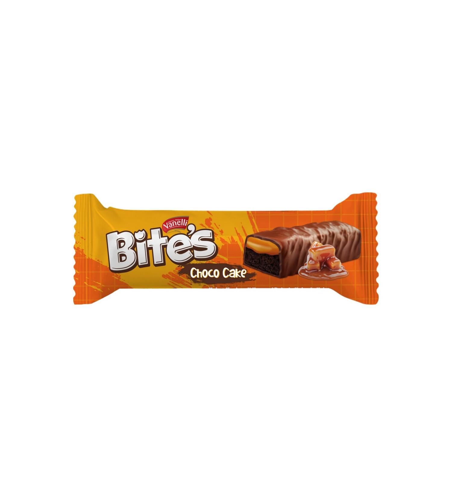 Vanelli Bites Cocoa Coated Caramel Filled Cake 20gr