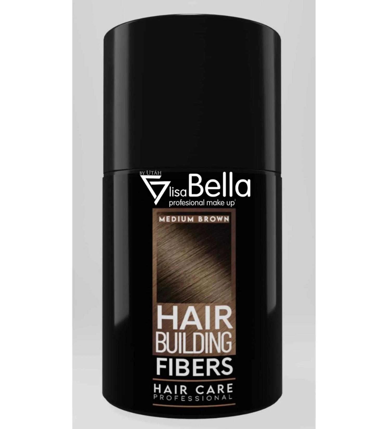 BY UTAH LISA BELLA LISA BELLA HAIR BULDING FIBER- VOLUMINATING HAIR TOPIC MEDIUM BROWN 27 GR