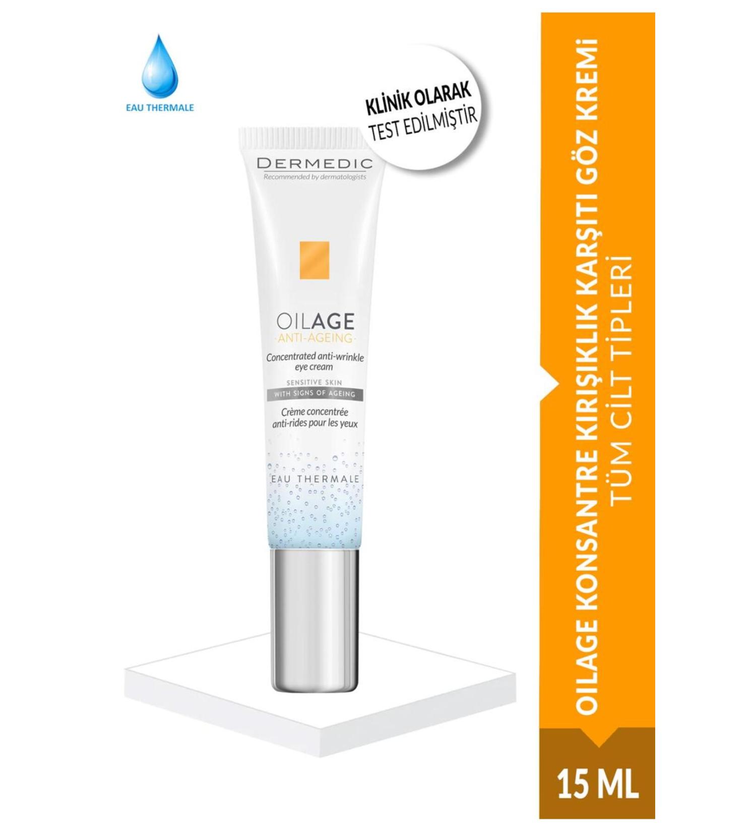 DERMEDIC OILAGE Anti-Wrinkle Concentrate Eye Cream 15ML - Buy Online on GoSupps.com