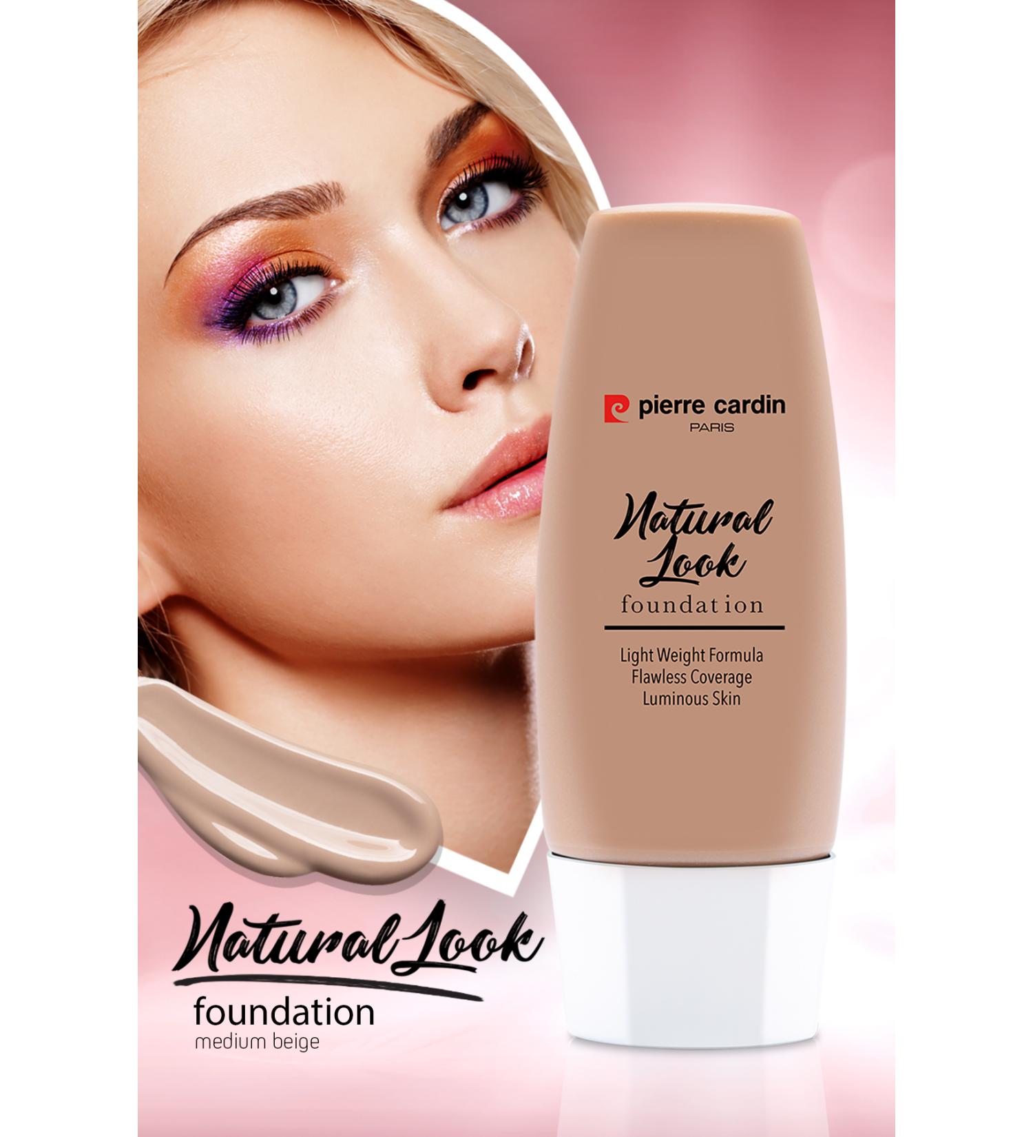 Pierre Cardin Natural Look Natural Looking Foundation - Medium Beige