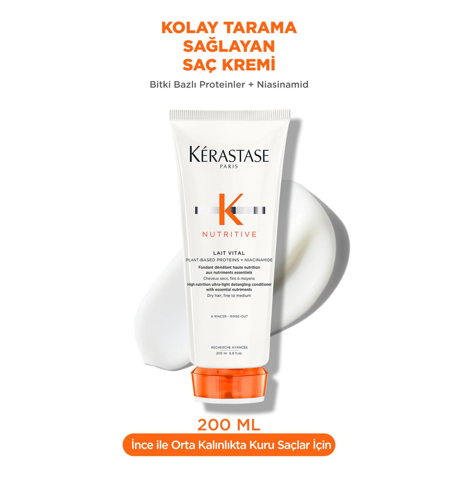 Kerastase Nourishing Hair Care Cream that Reduces Split Ends and Provides Easy Combing 200 ml Demb.2112