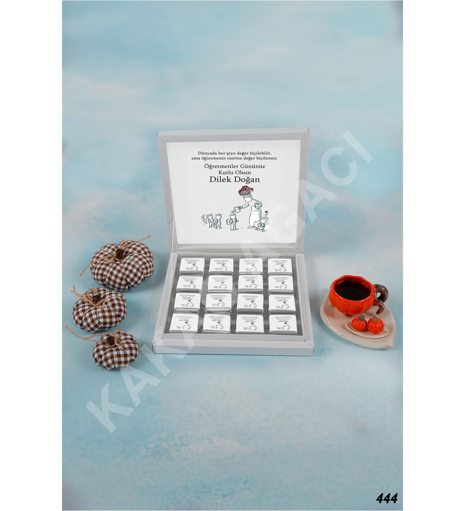 COCOA TREE 48 Pieces Flower Cardboard Box Teachers' Day Chocolate