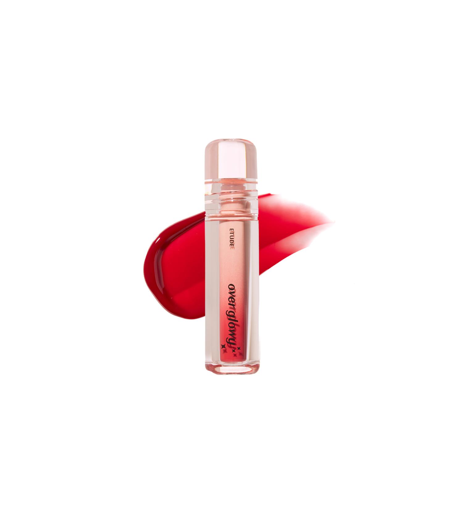 ETUDE Not Bad Overglowy Tint / Voluminous Shiny Lip Appearance Tint - 08 Madder Red - Buy Online on GoSupps.com