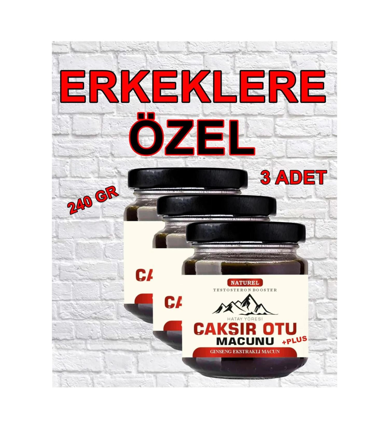 Natural Boost 24 Hour Effective Hatay Region Chakra Paste for Men 240 Gr x 3 Pieces - Buy Online on GoSupps.com