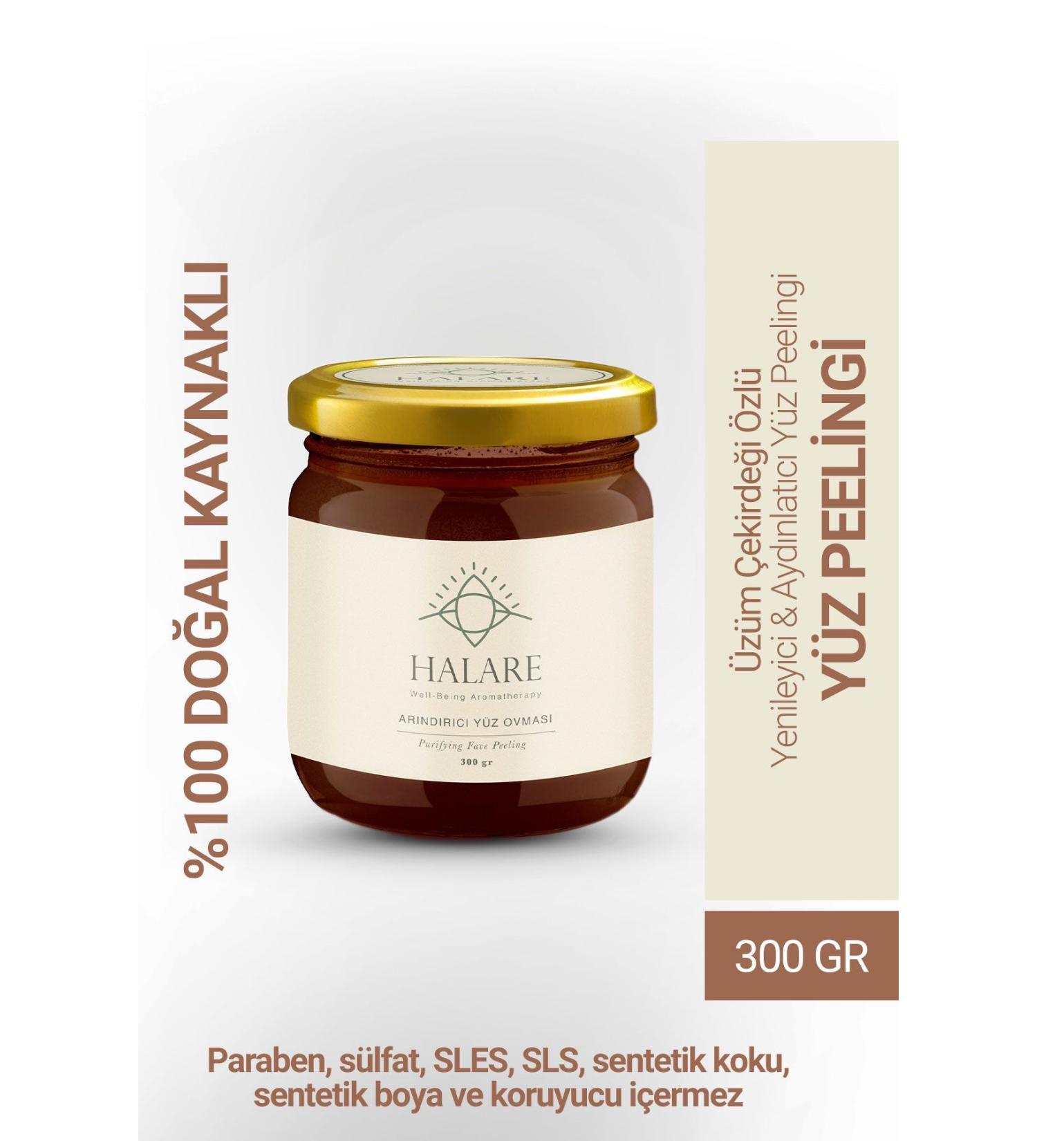 Halare Aromatherapy Grape Seed Extract Renewing and Brightening Facial Peeling - Buy Online on GoSupps.com