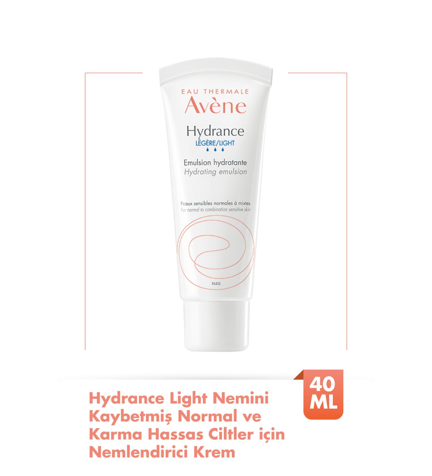 Avene Hydrance Light Moisturizing Cream for Dehydrated Combination and Sensitive Skin 40 ml - Buy Online on GoSupps.com