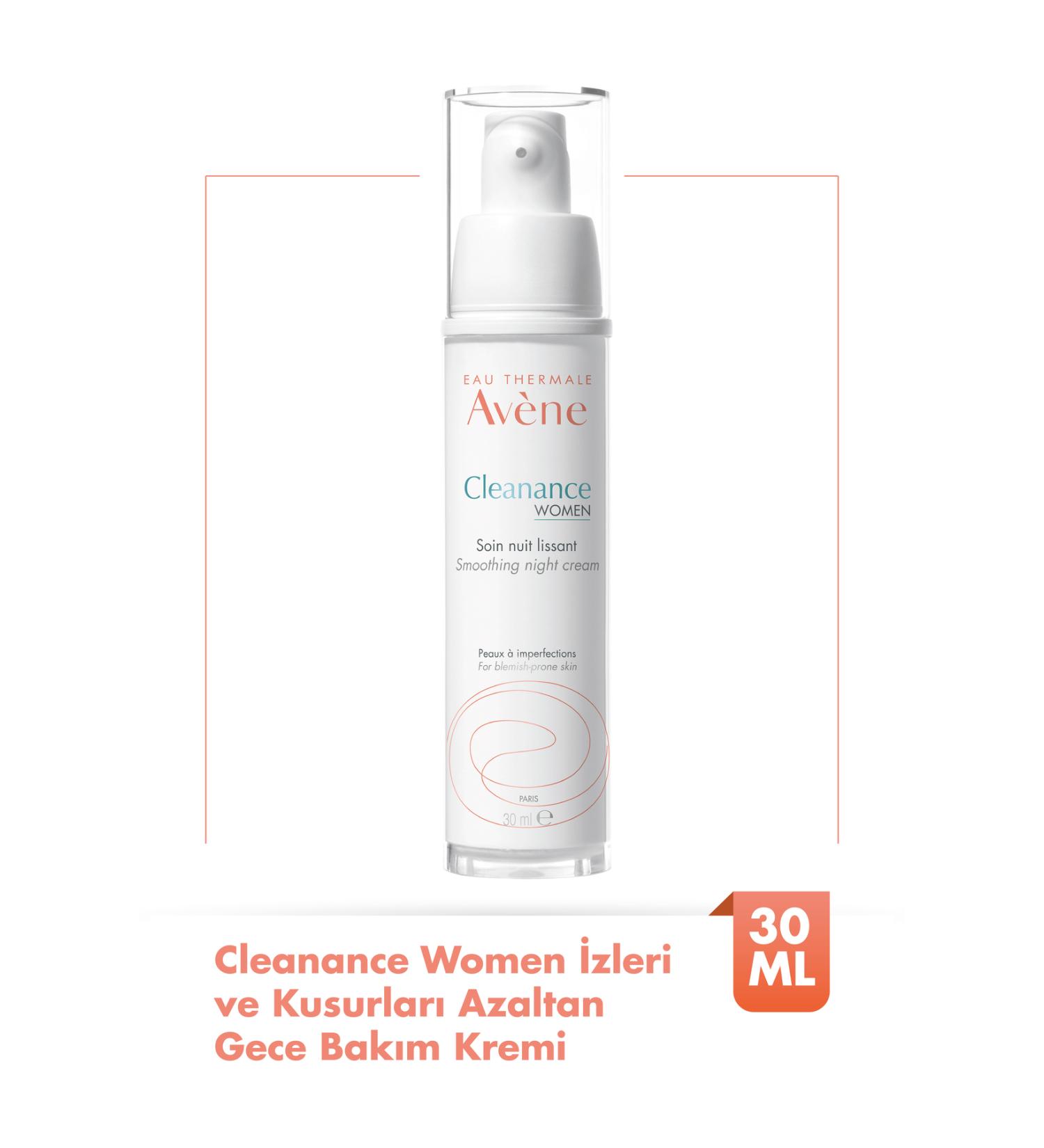 Avene Cleanance Women Night Care Cream for Irregular Skin Helping to Reduce Skin Imperfections 30 ml - Buy Online on GoSupps.com