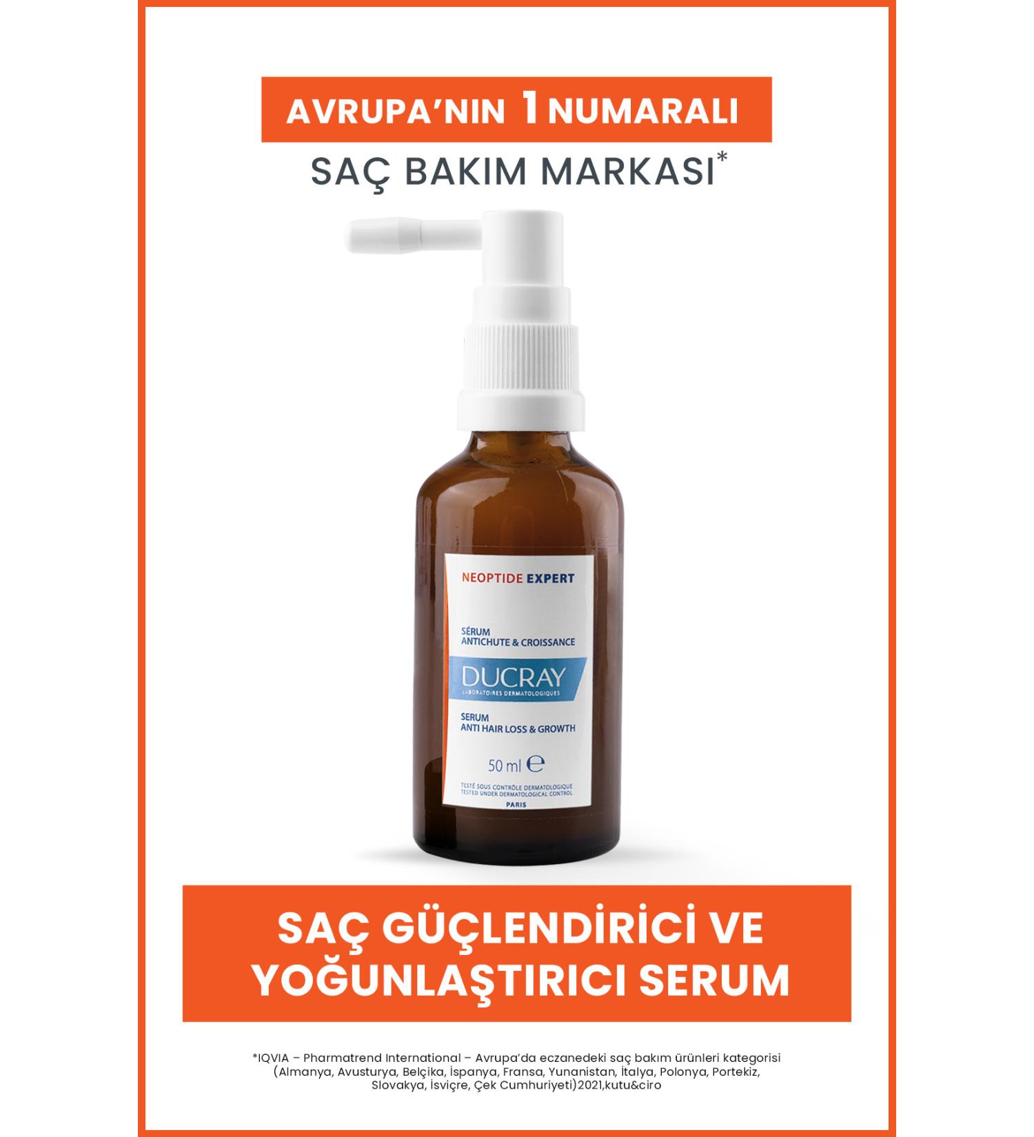 Ducray Neoptide Expert Hair Strengthening and Thickening Serum 50 ml x2 - Buy Online on GoSupps.com