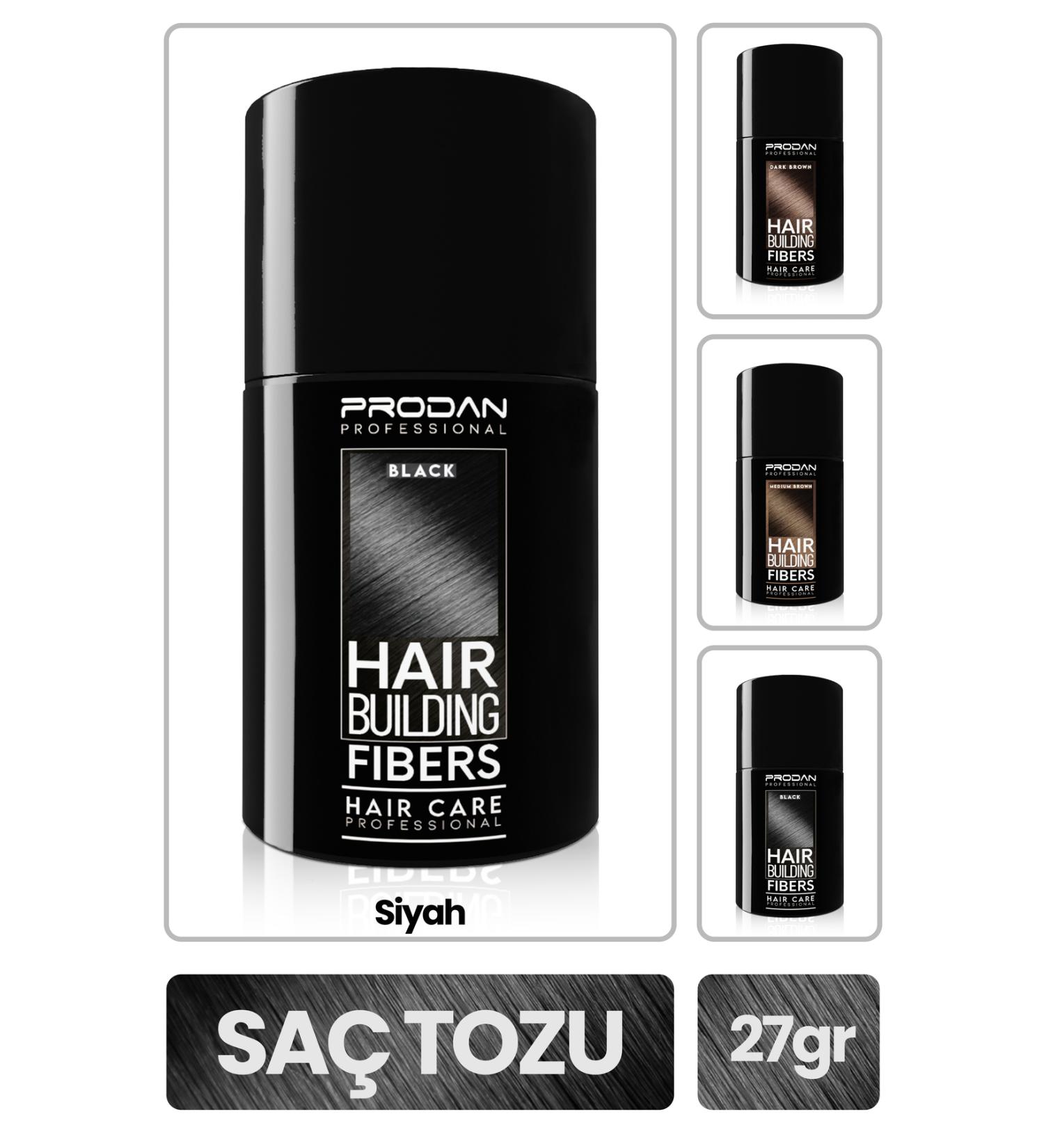 Prodan Hair Powder | Volumizing | Black Color | Hair Fiber-27gr
