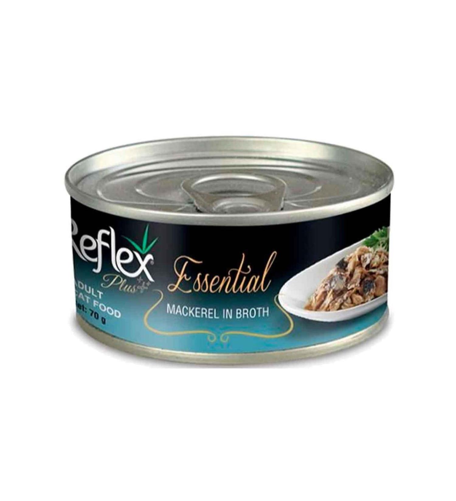 Reflex Plus Essential Mackerel Adult Cat Canned Food 70 gr