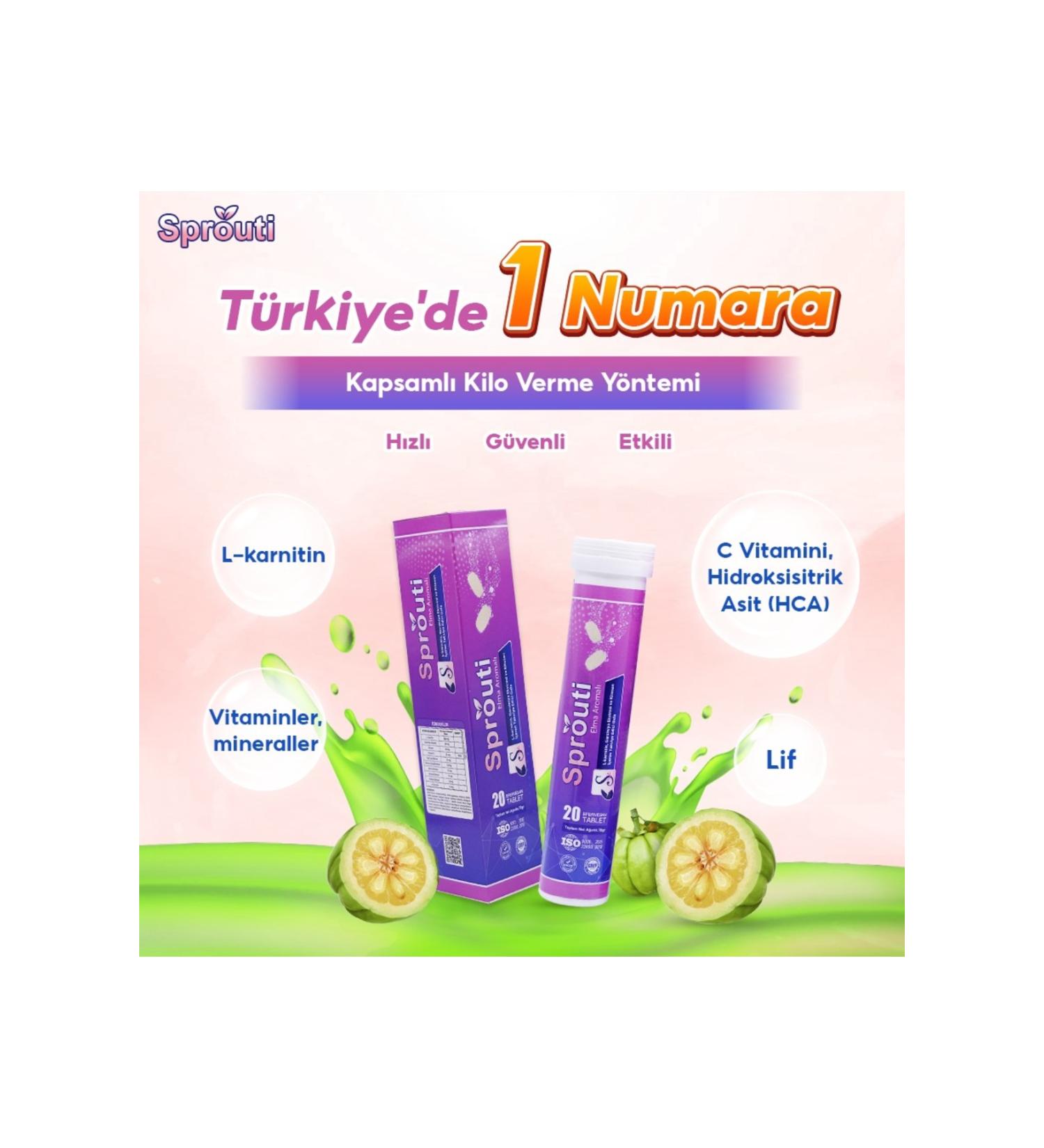 Sprouti 3 Box - Special Formula Effervescent Tablet for Stubborn Fats - Buy Online on GoSupps.com