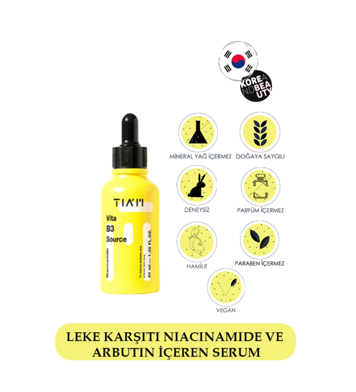 T AM Vita B3 Source Serum Niacinamide 2% Arbutin Anti-Dark Spot Serum