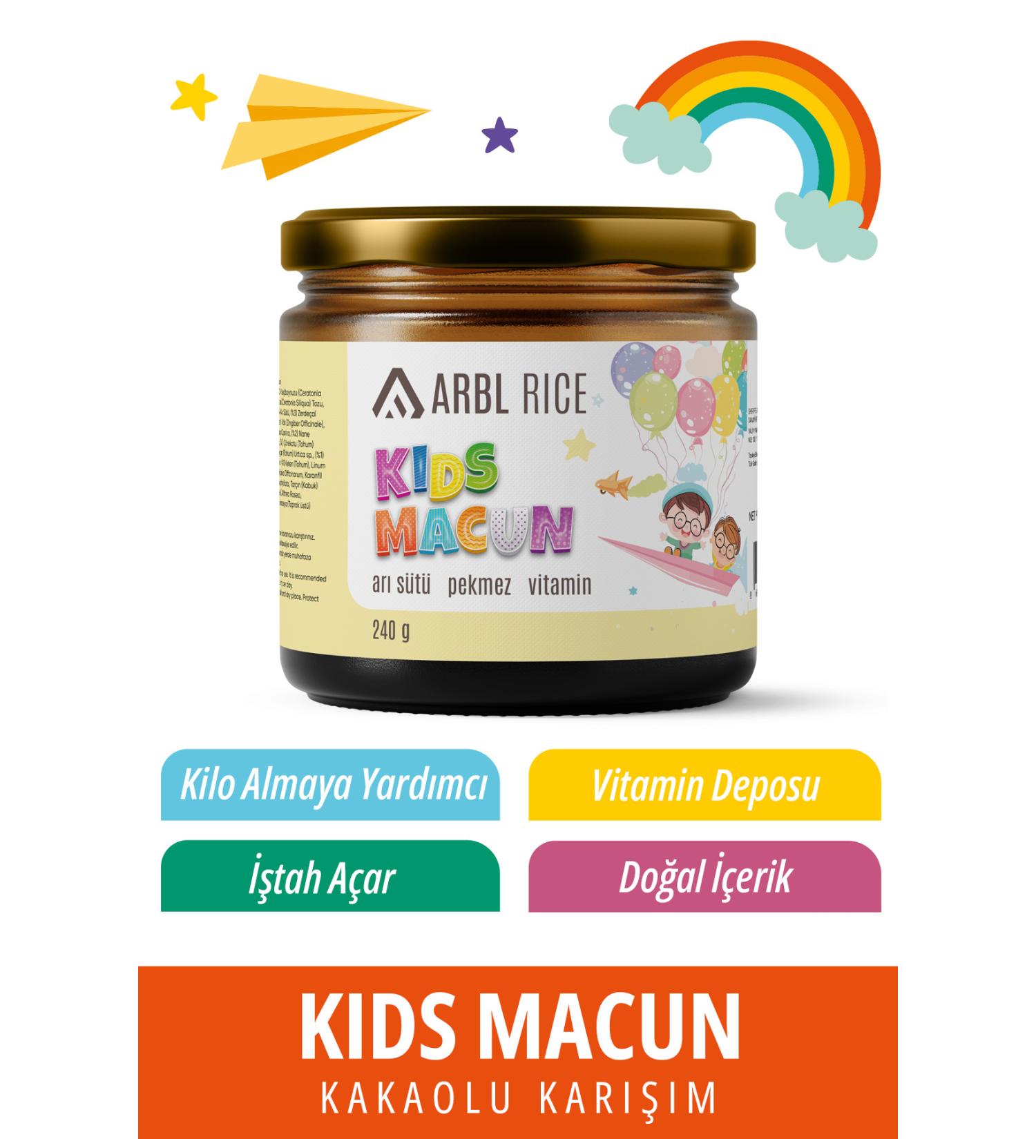 ARBLRICE Kids Special Cocoa Royal Jelly Vitamin Appetizer Paste for Children - Buy Online on GoSupps.com