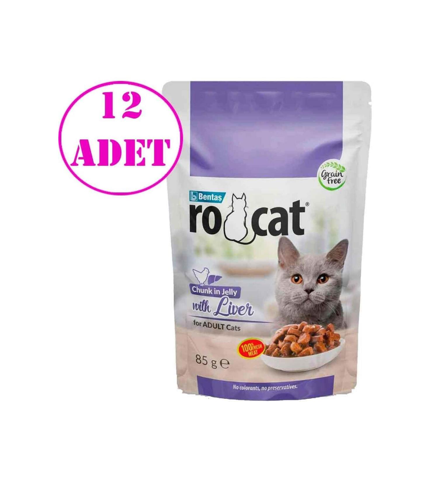 Rocat Ro Cat Liver Cat Wet Food 85 Gr 12 AD