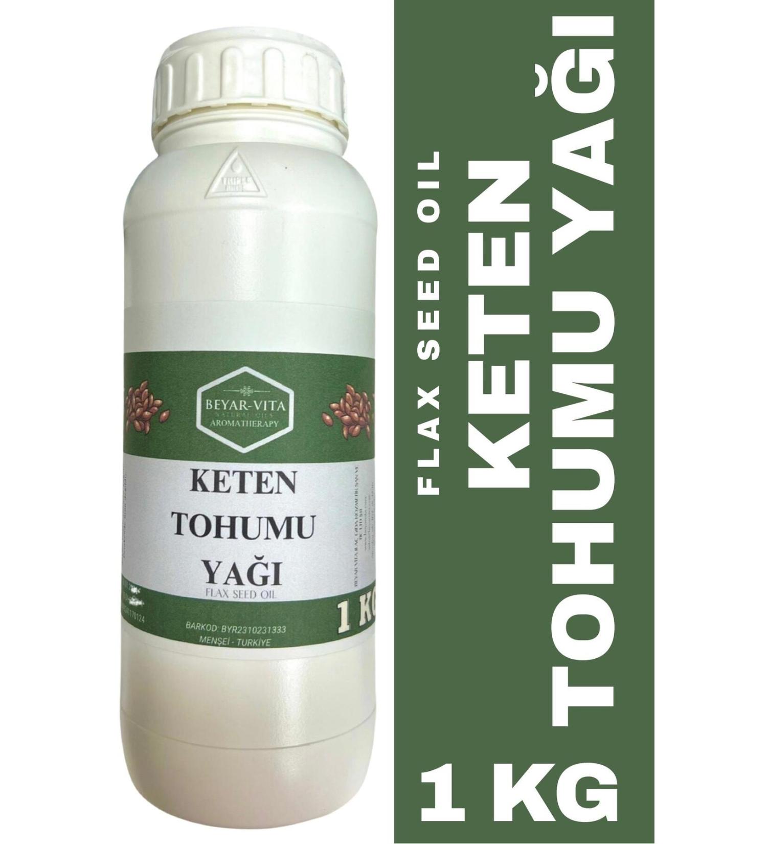 BEYARVITA Flax Seed Oil 1 Kg (FLAX SEED OIL LINUM USITATISSIMUM)