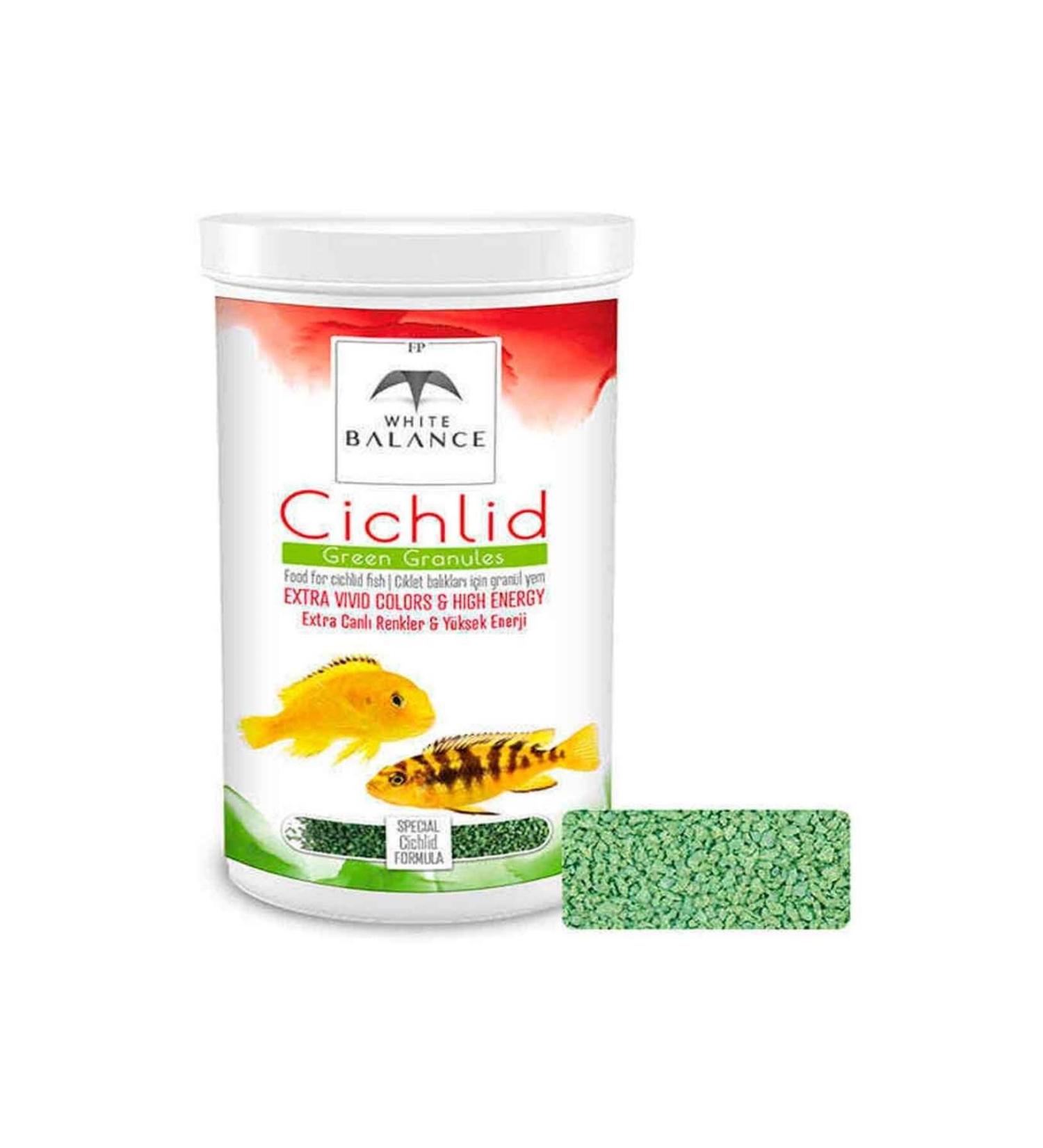 White Balance Cichlid Green Granules 1000 ml