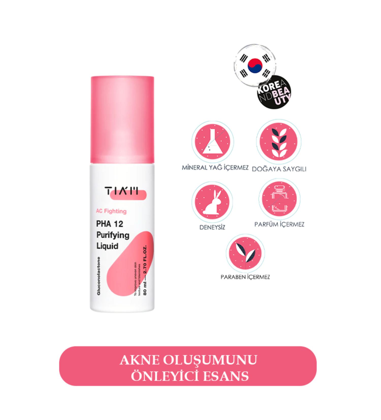 T AM Ac Fighting Pha 12 Purifying Liquid Purifying Lotion Acne Tonic Containing Pha