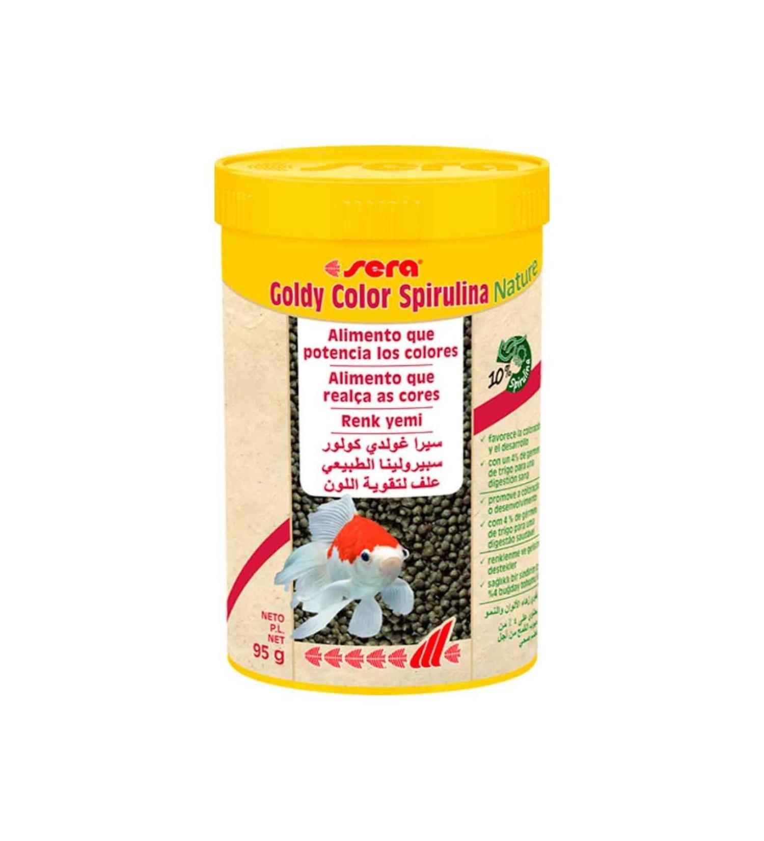 Sera Goldy Color Spirulina Nature Goldfish Food 250 ml