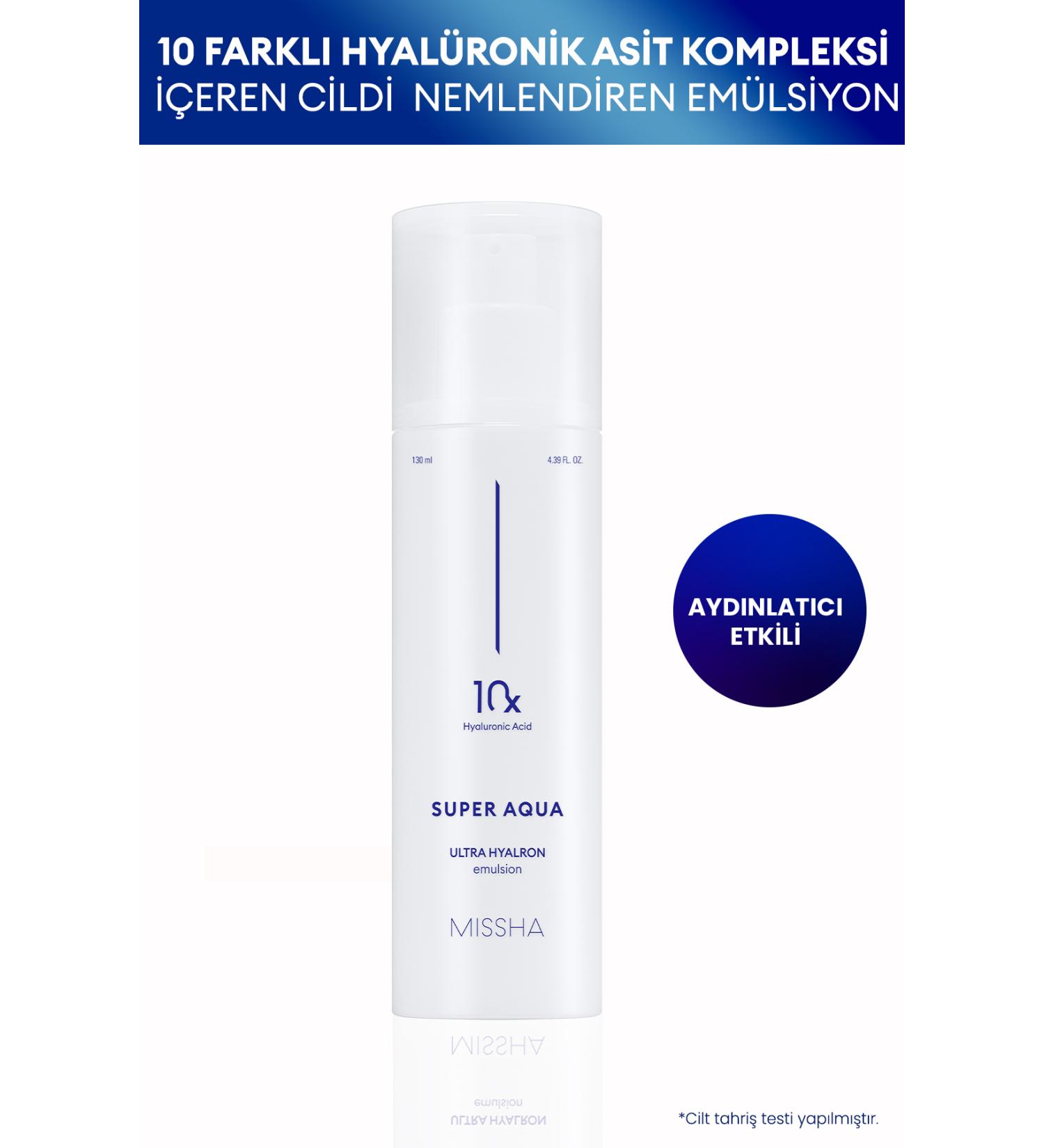 Missha Intensive Moisturizing Emulsion Containing 10 Different Hyaluronic Acid Complexes - Buy Online on GoSupps.com