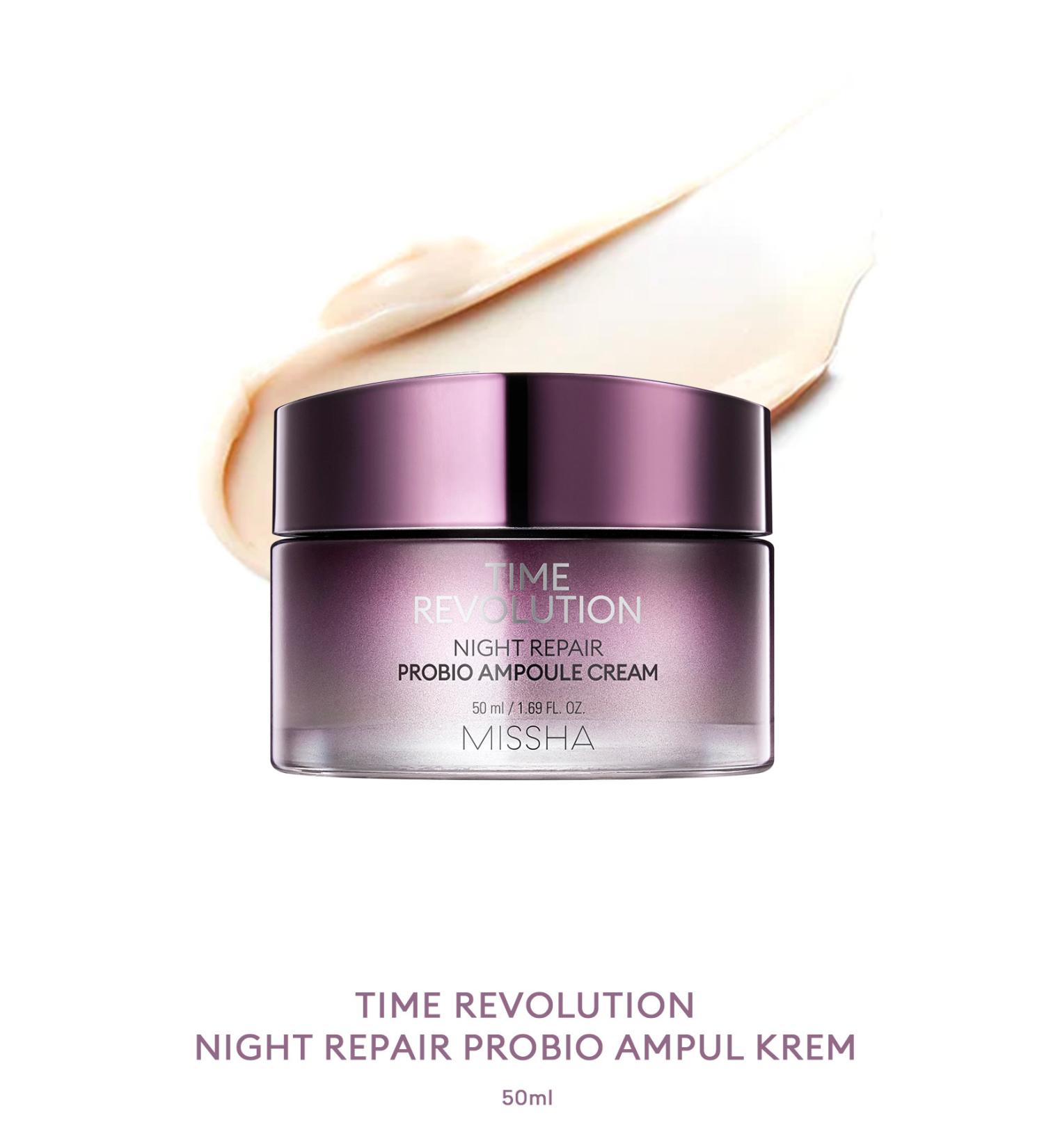 Missha Anti-Aging Probiotic Moisturizing Cream 50ml Time Revolution Probio Ampoule Cream - Buy Online on GoSupps.com